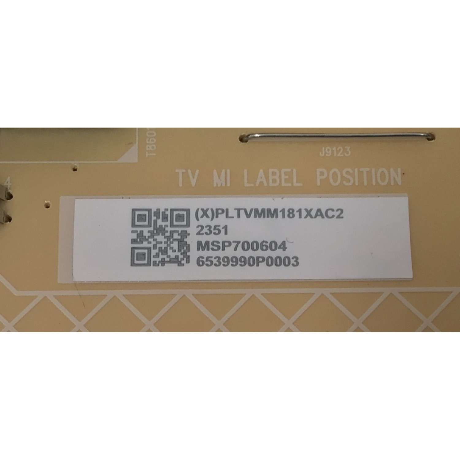 FUENTE DE PODER PARA TV VIZIO / NUMERO DE PARTE PLTVMM181XAC2 / 715GA860-P03-000-003M / (X)PLTVMM181XAC2 / MSP700604 / 6539990P0003 / A2312245478 / PANEL TPT700WR-U2T01.D REV:S04Z / DISPLAY CV700U2-T01 REV:04 / MODELO V705X-J01 / V705X-J01 LTCHJ9CA - Imagen 2