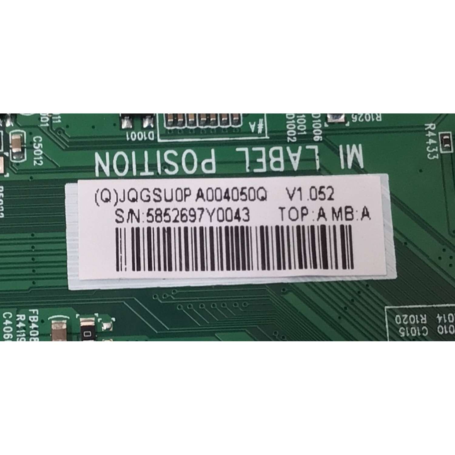 MAIN PARA TV PANASONIC 4K·UHD· / NUMERO DE PARTE JQGSU0PA0040 / 715G9812-M0A-001-005G / (Q)JQGSU0PA004050Q / 5852697Y0043 / PANEL LD550EQE (FP)(A2) / MODELO TH-55SQ1W - Imagen 2