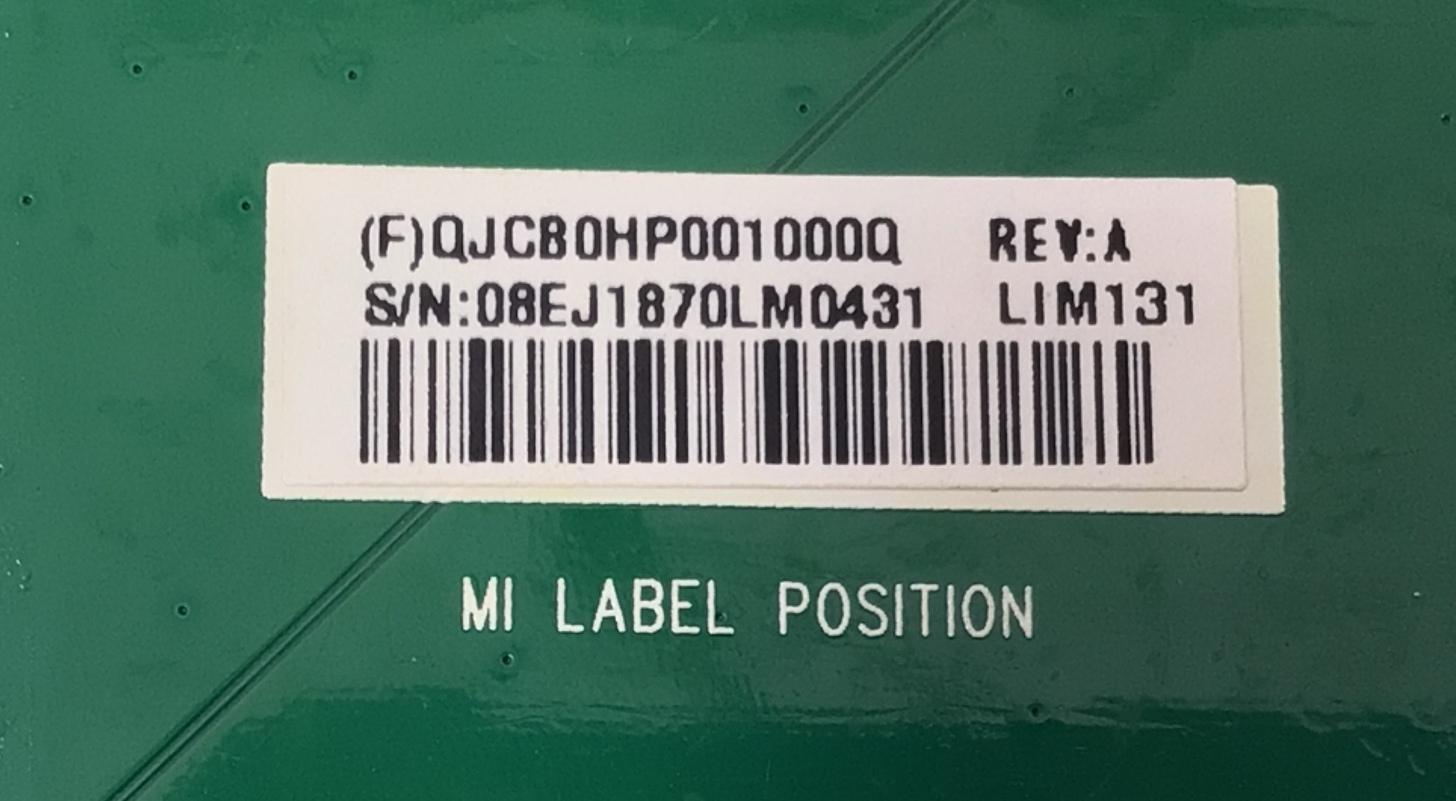 MAIN PARA MONITOR HP IPS·QHD·GAMING· / NUMERO DE PARTE QJCB0HP001000Q / 715GA794-M0F-000-0H5L / (F)QJCB0HP001000Q  / 08EJ1870LM0431 / MODELO OMEN 27i - Imagen 2