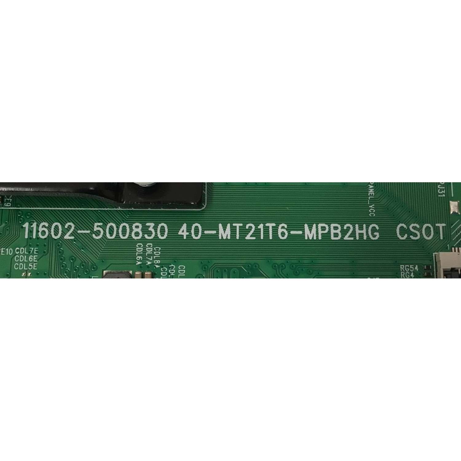MAIN FUENTE ((COMBO)) PARA TV TCL FHD·HDR· ((GOOGLE TV)) / NUMERO DE PARTE 30800-000955 / 40-MT21T6-MPB2HG CS0T / 11602-500830 / MT9221 / MT21T6 / 30801-000934 / V8-T221T04-LF / PANEL LVF430NDEL / DISPLAY ST4251B05-2 VER.2.1 / MODELO 43S350G - Imagen 4