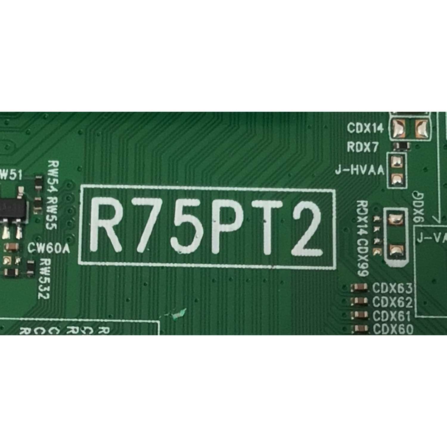 MAIN PARA TV TCL 4K·UHD·HDR· ((GOOGLE TV)) / NUMERO DE PARTE 30800-001079 / 40-R75PT2-MAD2HG / 11602-501074 / R75PT2 / 30801-001071 / V8-R75PT01-LF / PANEL LVU500NDAL / DISPLAY V500DJ8-Q01 F4 / MODELO 50G31 - Imagen 3