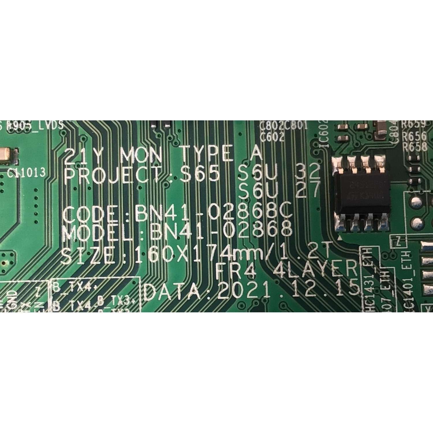 MAIN PARA MONITOR CURVO SAMSUNG WQHD / NUMERO DE PARTE BN94-16895Y / BN41-02868C / BN41-02868 / DZFH2206 / BN41-02868C-000 / BN9416895Y / BN97-18597M / PANEL CY-PA340QGHV1H / MODELO S34A650UX / S34A650UXN / LS34A650UXNXGO / LS34A650UXNXGO CA01 - Imagen 4