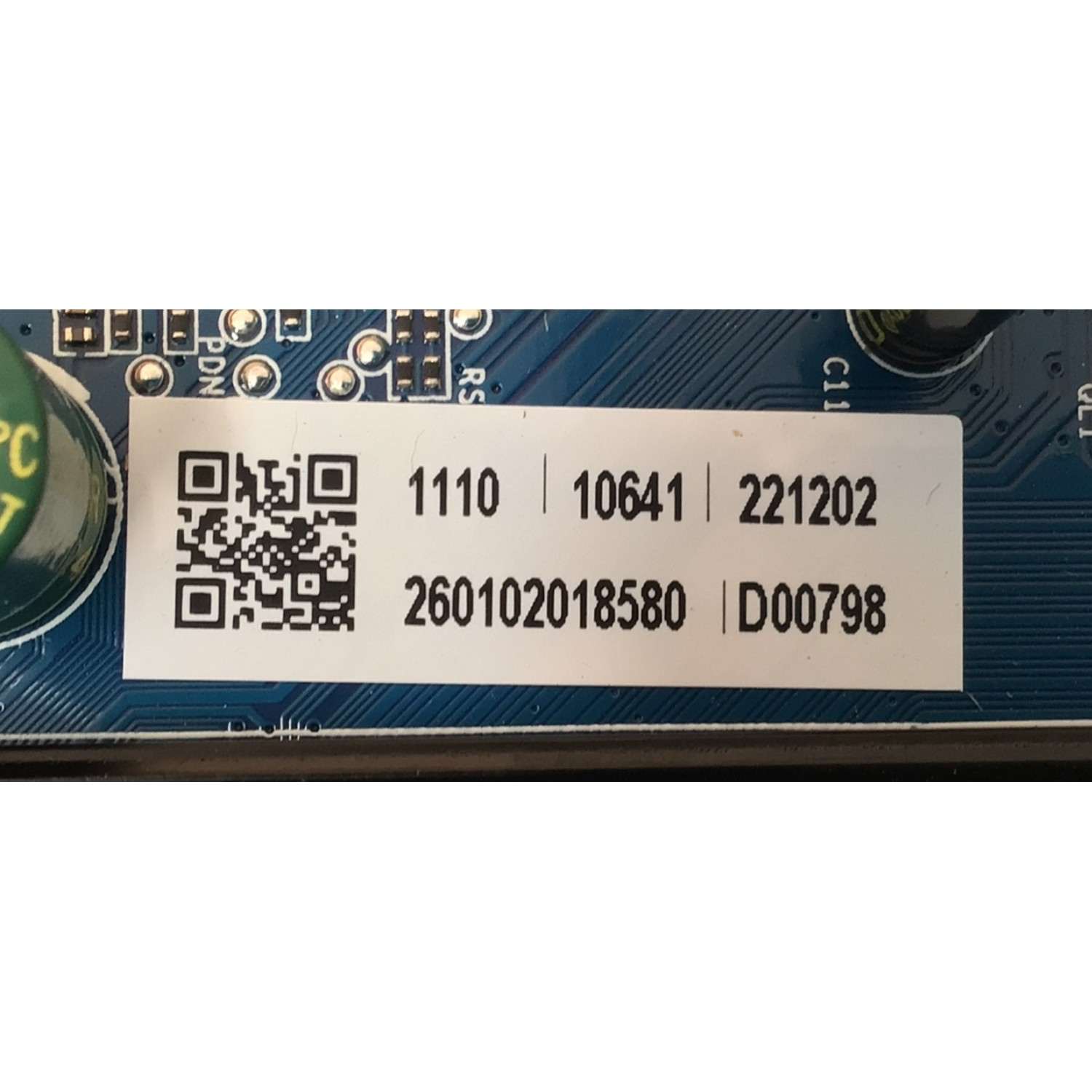 MAIN PARA TV WESTINGHOUSE / NUMERO DE PARTE 260102018580 / CV817-KH / 7.T817KH220000.0D0 / 0405DD8D1374 / PANEL HK650WLEDM-SH8FH/ DISPLAY PT650GT01-2 / MODELO WR65UX4210 / WR65UT4212 - Imagen 2