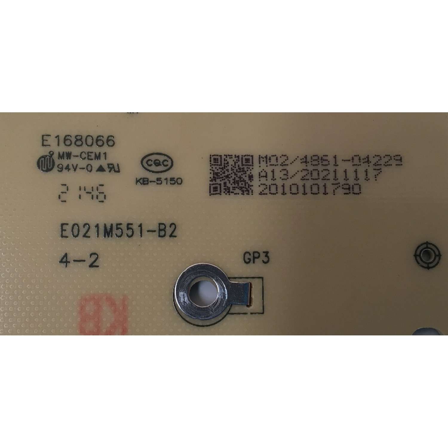 FUENTE DE PODER PARA TV ONN / NUMERO DE PARTE 514C6508M02 / TV6508-ZC02-01 / E021M551-B2 / 20211117 / 2010101790 / DISPLAY JR645R3HA7L / MODELO 100071705 (65") - Imagen 2