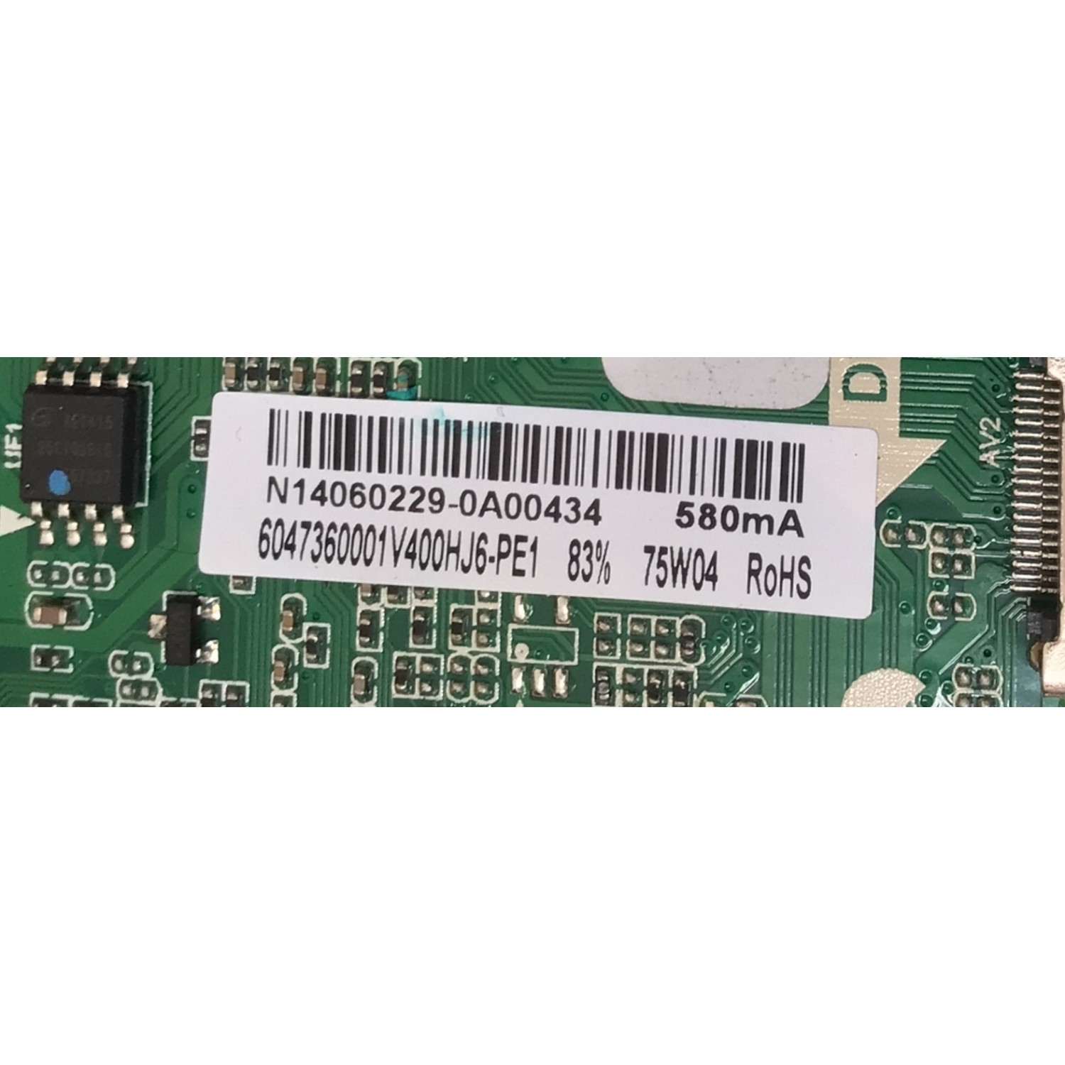 MAIN FUENTE ((COMBO)) PARA TV DIGITREX / NUMERO DE PARTE 8140502208 / TP.MS3393.PB851 / N14060229 / 6047360001 / 3448-821-393PB / 85103-146S-0177R / TP.MS3393.PB851B / 821-393PB-85103 / PANEL HK395WLEDM-CH03H / DISPLAY V400HJ6-PE1 / MODELO DX40FKM - Imagen 3