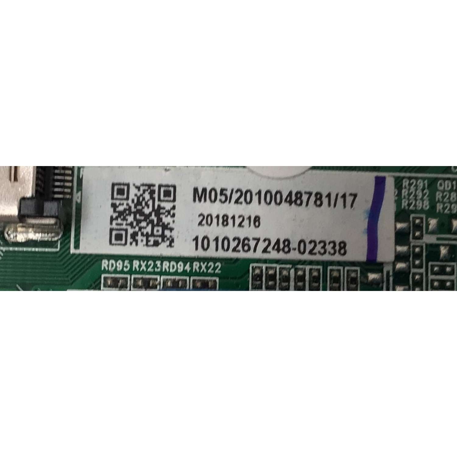 MAIN FUENTE COMBO PARA TV JVC ORIGINAL / NUMERO DE PARTE 515C35533M05 / MS36635-ZC01-01 / 1010267248-02338 / M05/201004878 / 20181216 / DISPLAY LSC320AN10-H02 / MODELO 32" - Imagen 4