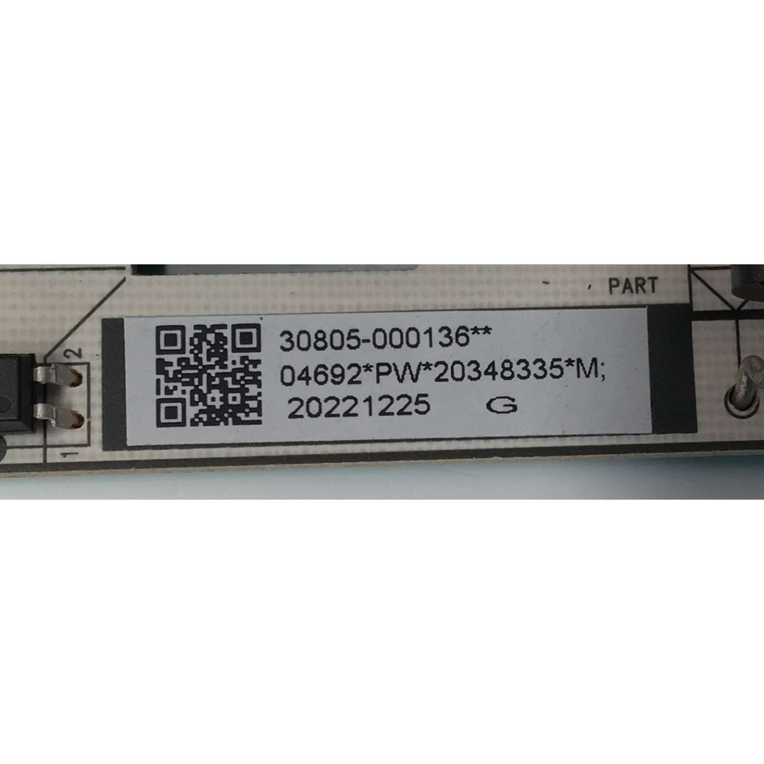 FUENTE DE PODER PARA TV TCL / NUMERO DE PARTE 30805-000136 / 40-L12DH4-PWD1CG / 11601-500069 / 20348335 / 20221225 / PANEL LVU430NDEL / MODELO 43S451 / 43S455 - Imagen 2