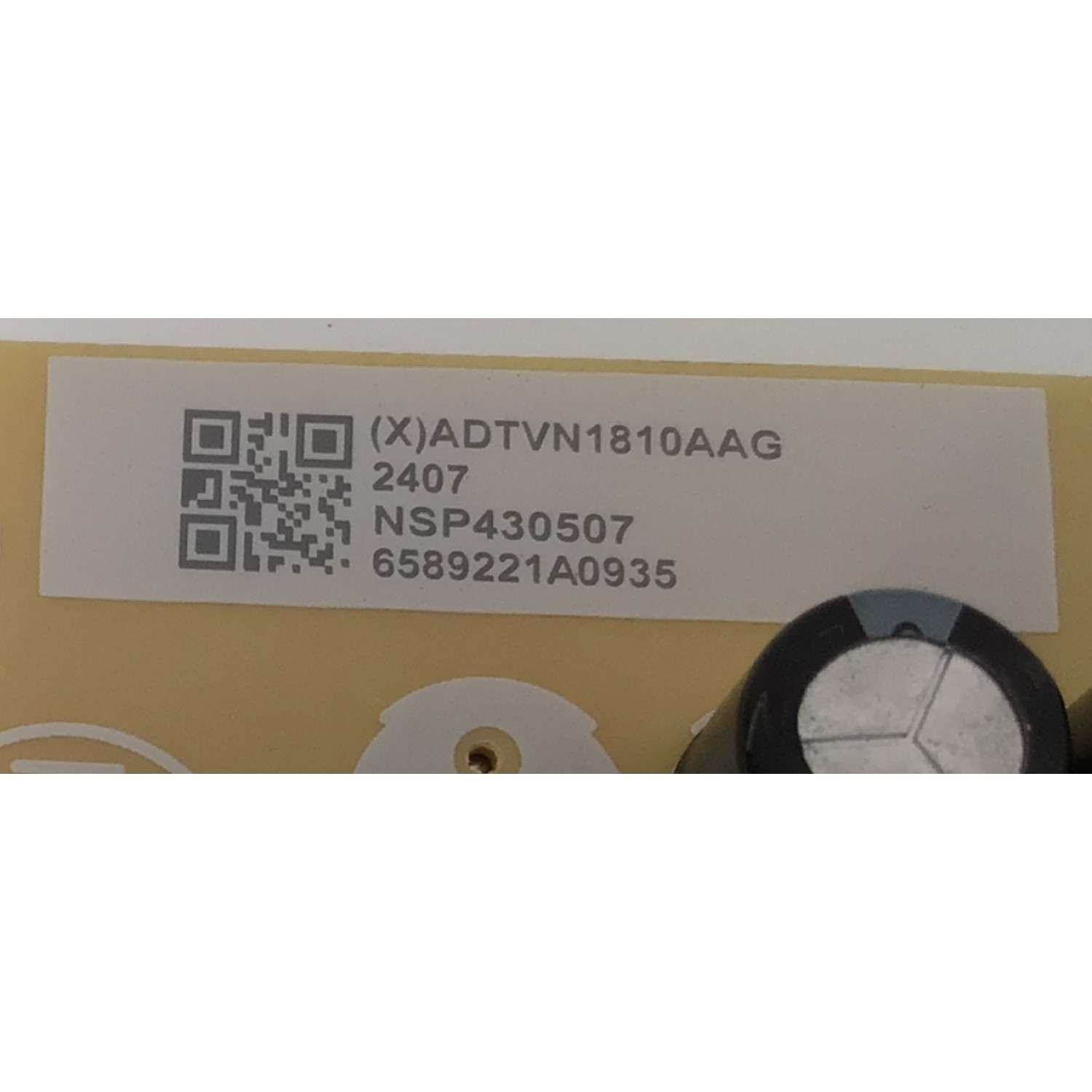 FUENTE DE PODER PARA TV VIZIO / NUMERO DE PARTE ADTVN1810AAG / 715GD507-P01-000-B03S / (X)ADTVN1810AAG / NSP430507 / 6589221A0935 / PANEL TPT430WR-GT013.H REV:S12J / DISPLAY PT430GT01-3 VER.1.2 / MODELO V4K43M-0801 - Imagen 4