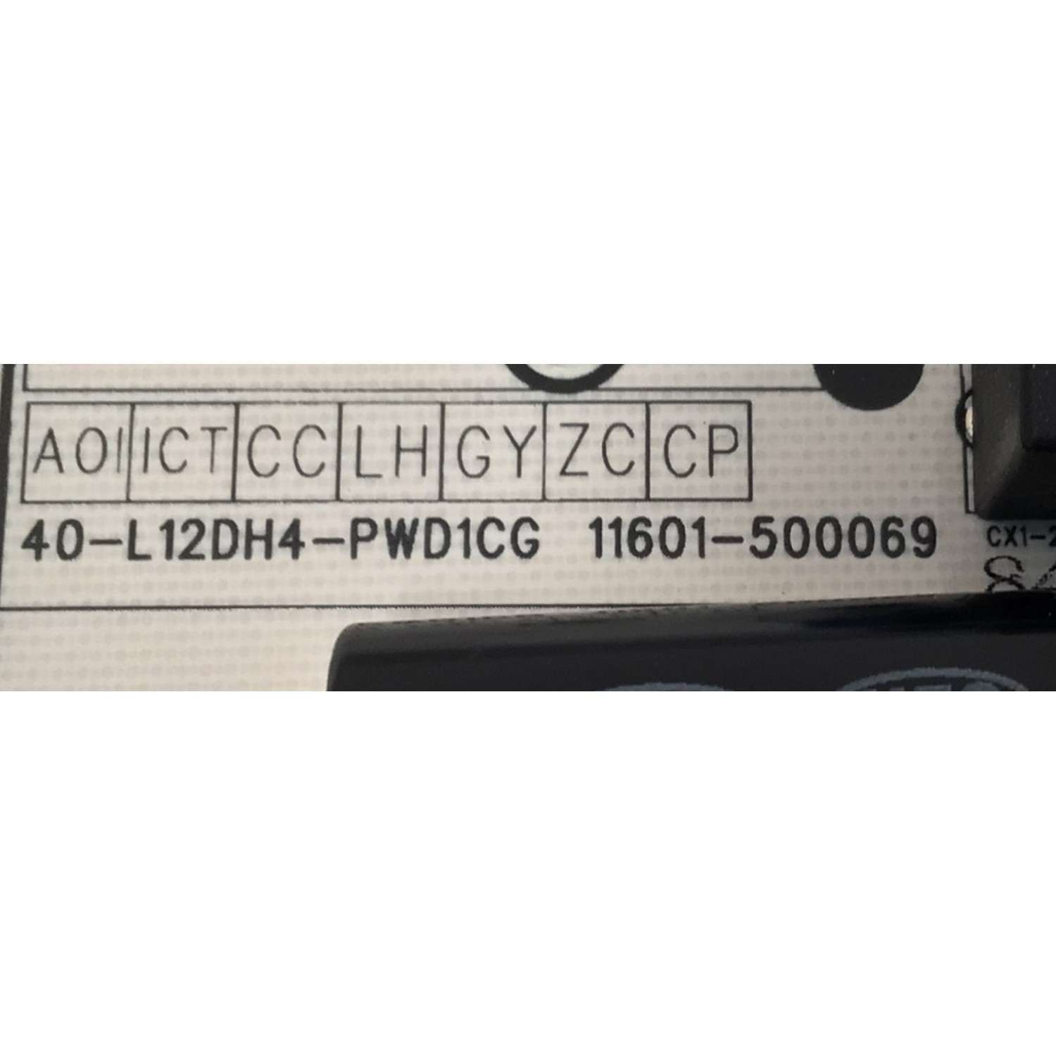 FUENTE DE PODER PARA TV TCL / NUMERO DE PARTE 30805-000149 / 40-L12DH4-PWD1CG / 11601-500069 / 20358412 / 20230710 / PANEL LVU550NDEL KS9W07 V3 / MODELO 55S451 - Imagen 2