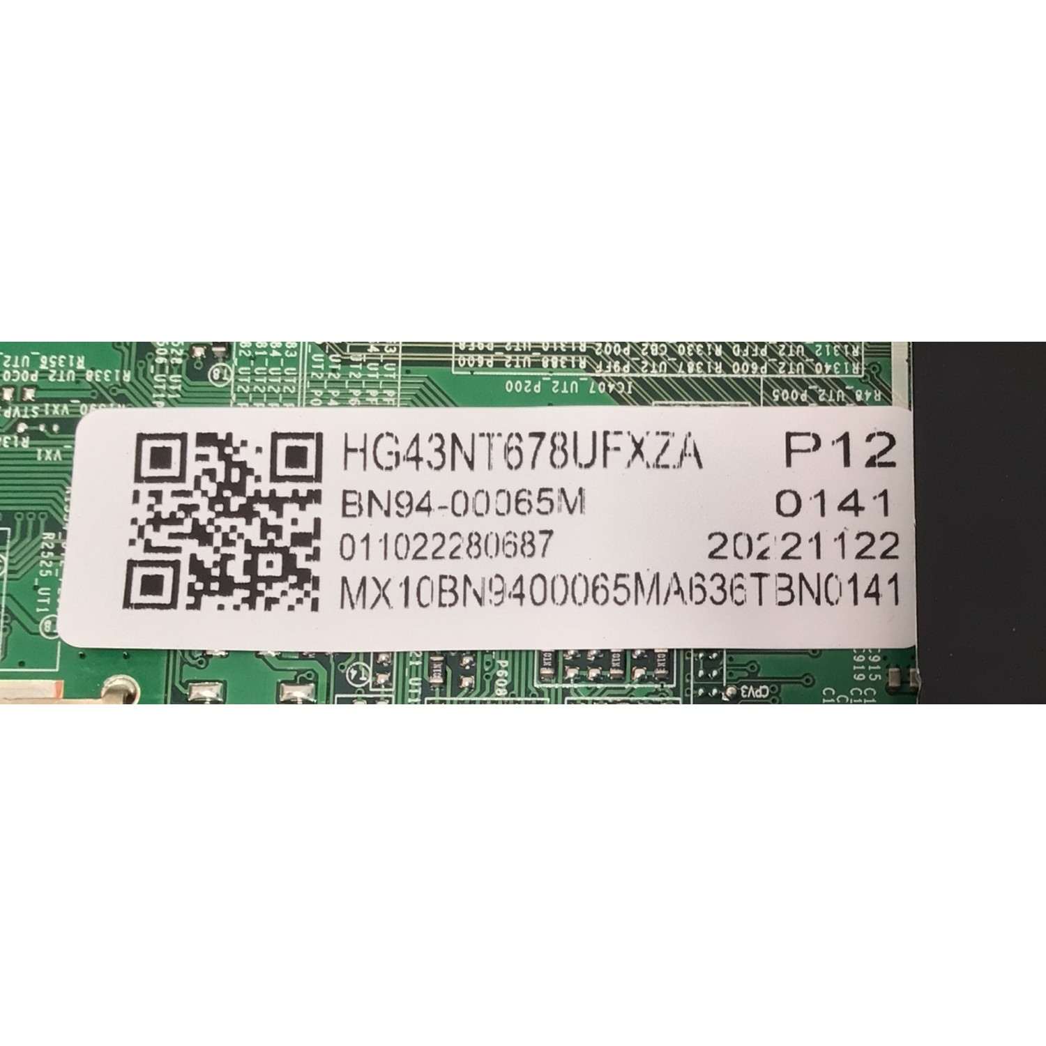 MAIN PARA TV SAMSUNG 4K·UHD·HDR / NUMERO DE PARTE BN94-00065M / BN41-02816B / BN41-02816 / BN97-17667Q / BN9400065M / PANEL CY-SA043HGAVBH / DISPLAY T430QVN03.F / BN96-50245A / MODELO HG43NT678UF / HG43NT678UFXZA / HG43NT678UFXZA AD03 - Imagen 2