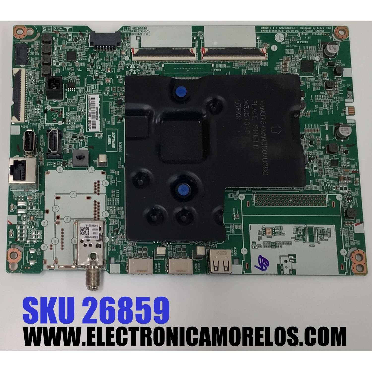 MAIN ORIGINAL PARA TV LG 4K UHD HDR SMART TV / NUMERO DE PARTE EBU68004303 / EAX70043606 / EAX70043606(1.3) / 68004303 / PANEL NC550TQG-VCKHN / DISPLAY ST5461D13-A VER.2.1 / BOARD ST5461D13-A-XR-2 / ST5461D13-A-XL-1 / MODELO 55UT7000 / 55UT7000PUA.BUSDLJM