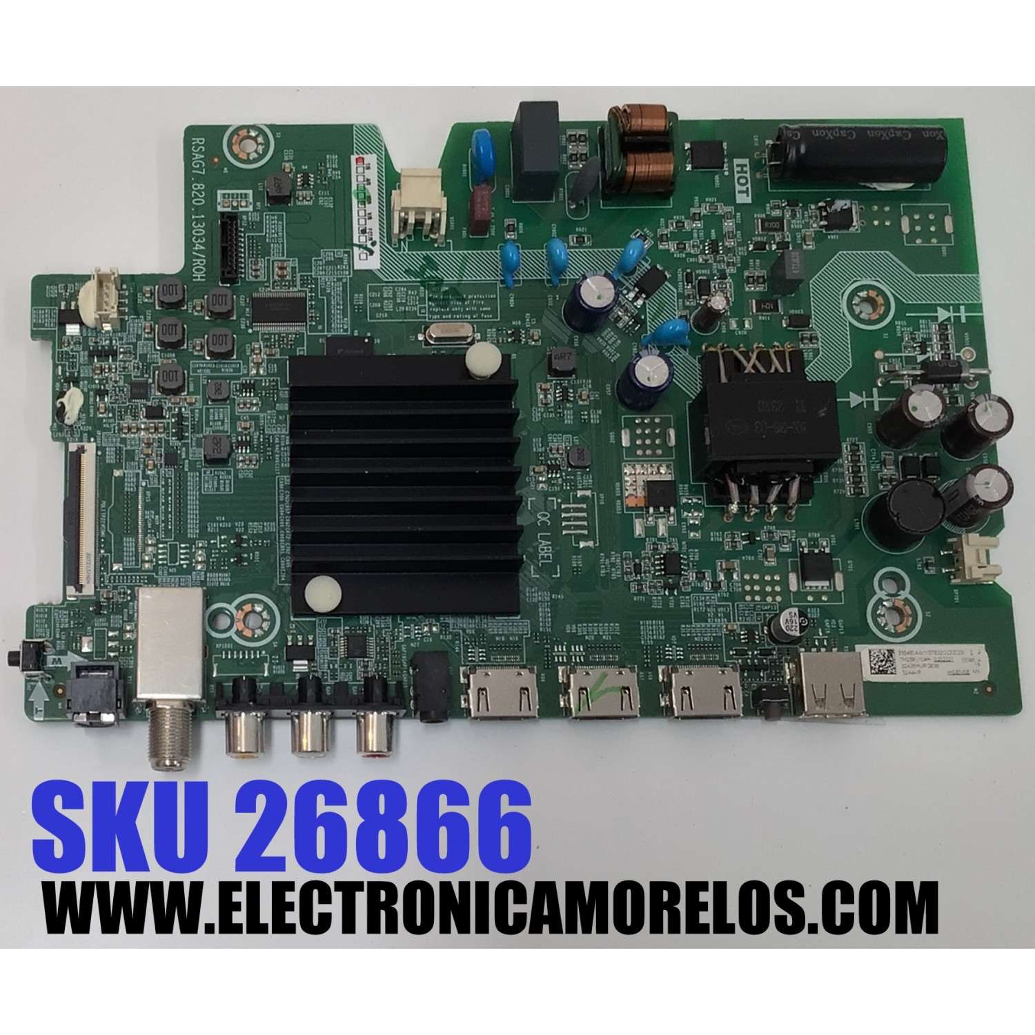 MAIN FUENTE ((COMBO)) PARA TV HISENSE HD ((SMART TV)) / NUMERO DE PARTE 333490 / RSAG7.820.13034/ROH / 32A35HUR/2638 / 333491 / G232021 / PANEL JHD315H1H71-T0L1B1 / DISPLAY HV320WHB-F56 REV.4.0 / MODELO 32A4KR / 32A4KR 32A35HUR