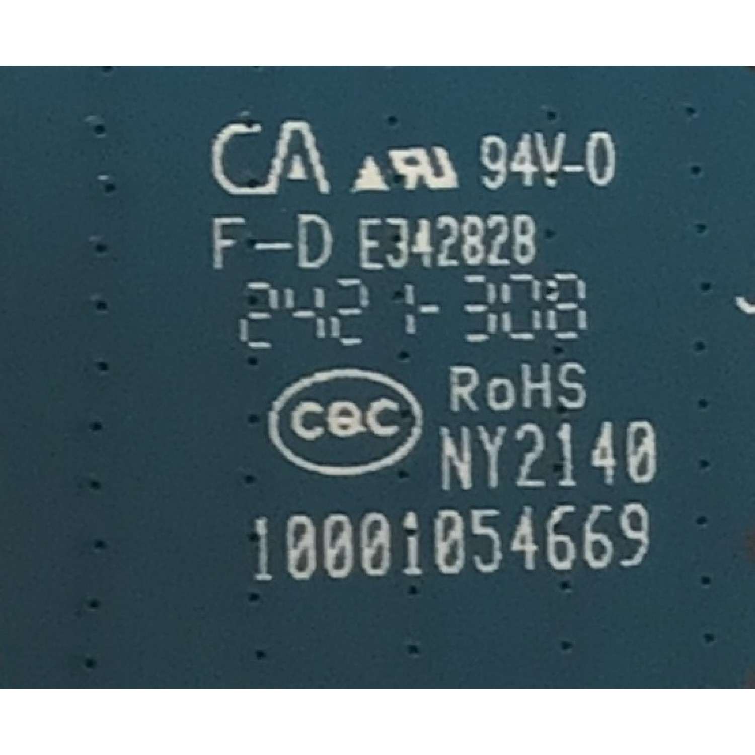MAIN FUENTE COMBO PARA TV ONN ORIGINAL FHD ROKU TV / NUMERO DE PARTE MB-M9011-P-CL-0001 / 10001054669 / A9U41F4 / M012490 / 950105116N24067-CH / PANEL C400Y21-G5 / DISPLAY HV400FHB-F10 REV.2.0 / MODELO 100058007 40 PULGADAS - Imagen 3