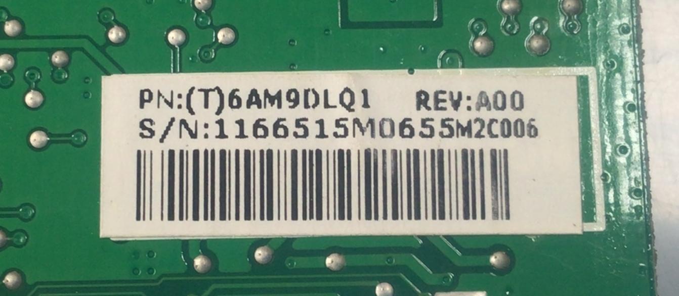 MAIN PARA MONITOR ORIGINAL / NUMERO DE PARTE 6AM9DLQ1 / 715G1565-2-2 / (T)6AM9DLQ1 REV:A00 / 1166515M0655M2C006 / MODELO E176FPc - Imagen 2