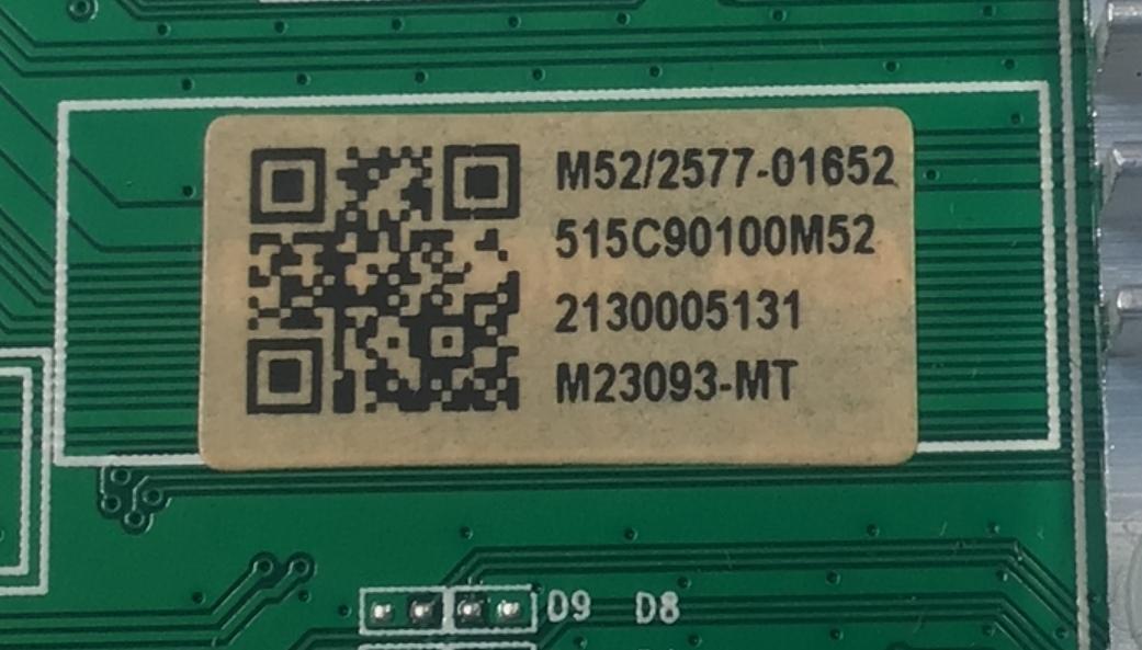 MAIN PARA TV ONN ORIGINAL 4K UHD HDR ROKU TV/ NUMERO DE PARTE 515C90100M52 / MT90100-ZC01-01 / 2130005131 / M23093-MT / M52/2577-01652 / DISPLAY HF500QUB-F20 / MODELO 100133204 50" / 100012585 50" - Imagen 2