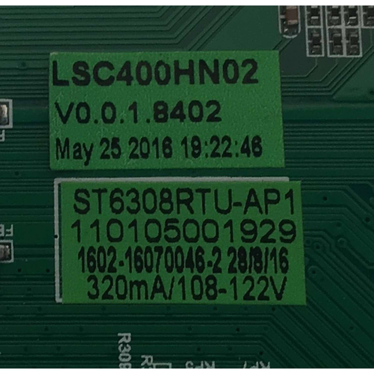 MAIN FUENTE COMBO PARA TV WESTINGHOUSE ORIGINAL / NUMERO DE PARTE 110105001929 / ST6308RTU-AP1 / 1602-16070046-2 / 21005006 / PANEL LSC400HN02 / MODELO WD40FB2530 - Imagen 2