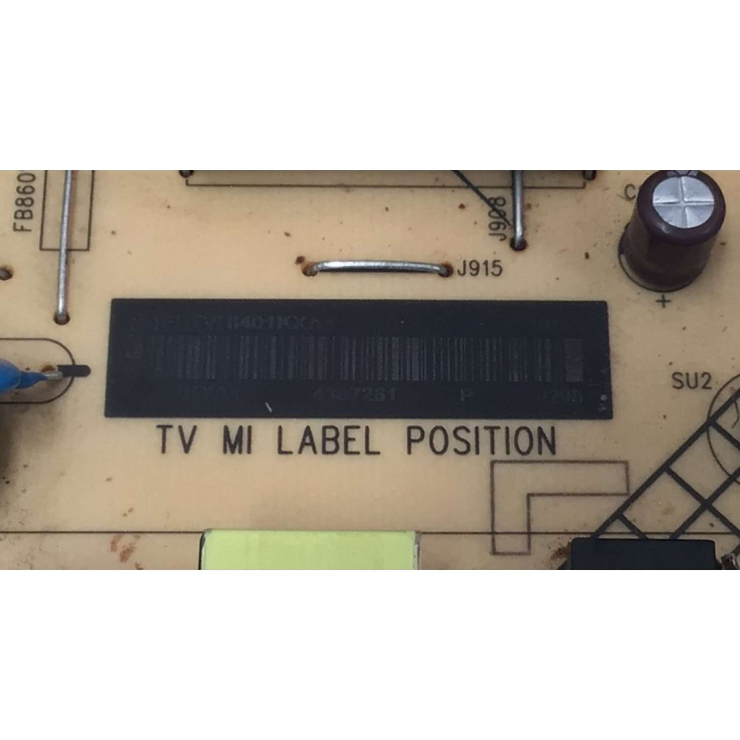 FUENTE DE PODER PARA TV ELEMENT ORIGINAL / NUMERO DE PARTE PLTVHI401KXA1 / 715G9582-P01-000-003S / (X)PLTVHI401KXA1 / TPV 715G9582-P01-000-003S / PANEL TPT650J1-QUBN90.K REV:S9840A / MODELO E4SW6518RKU - Imagen 2