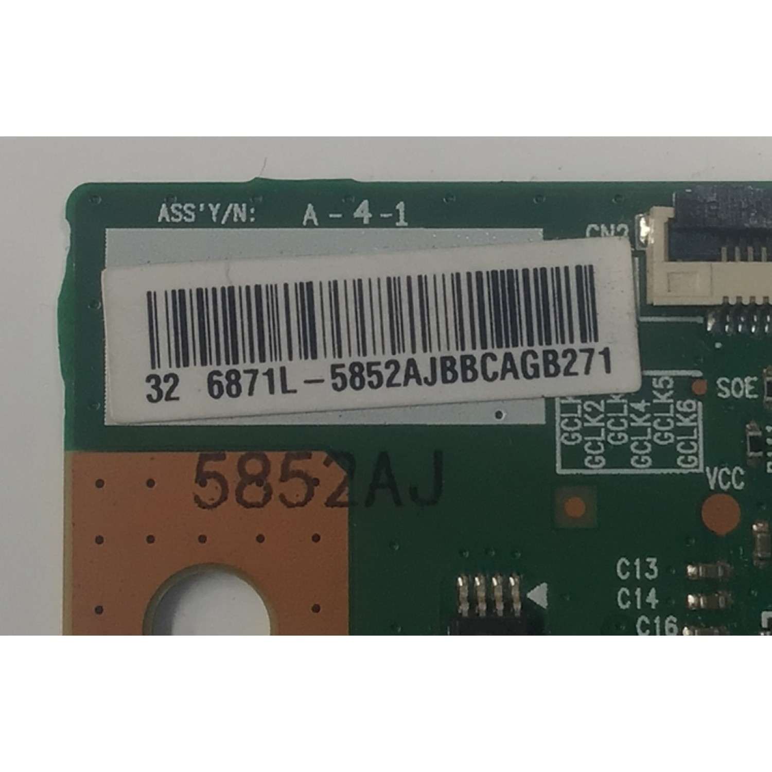 T-CON PARA TV ALUX ORIGINAL / NUMERO DE PARTE 6871L-5852A / 6870C-0442B / 5852A / PANEL K320WDD1 / MODELO AL32ASHD - Imagen 2