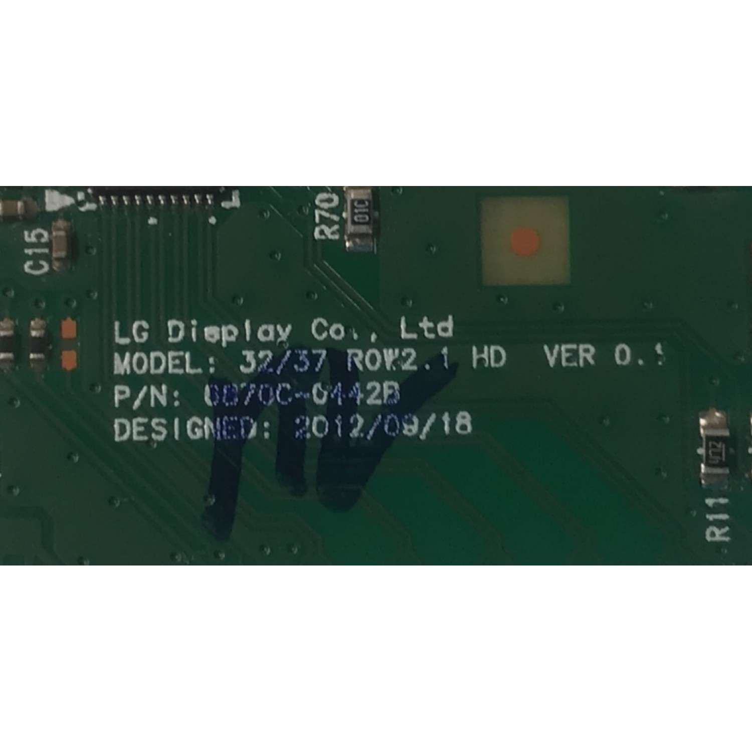 T-CON PARA TV ALUX ORIGINAL / NUMERO DE PARTE 6871L-5852A / 6870C-0442B / 5852A / PANEL K320WDD1 / MODELO AL32ASHD - Imagen 3