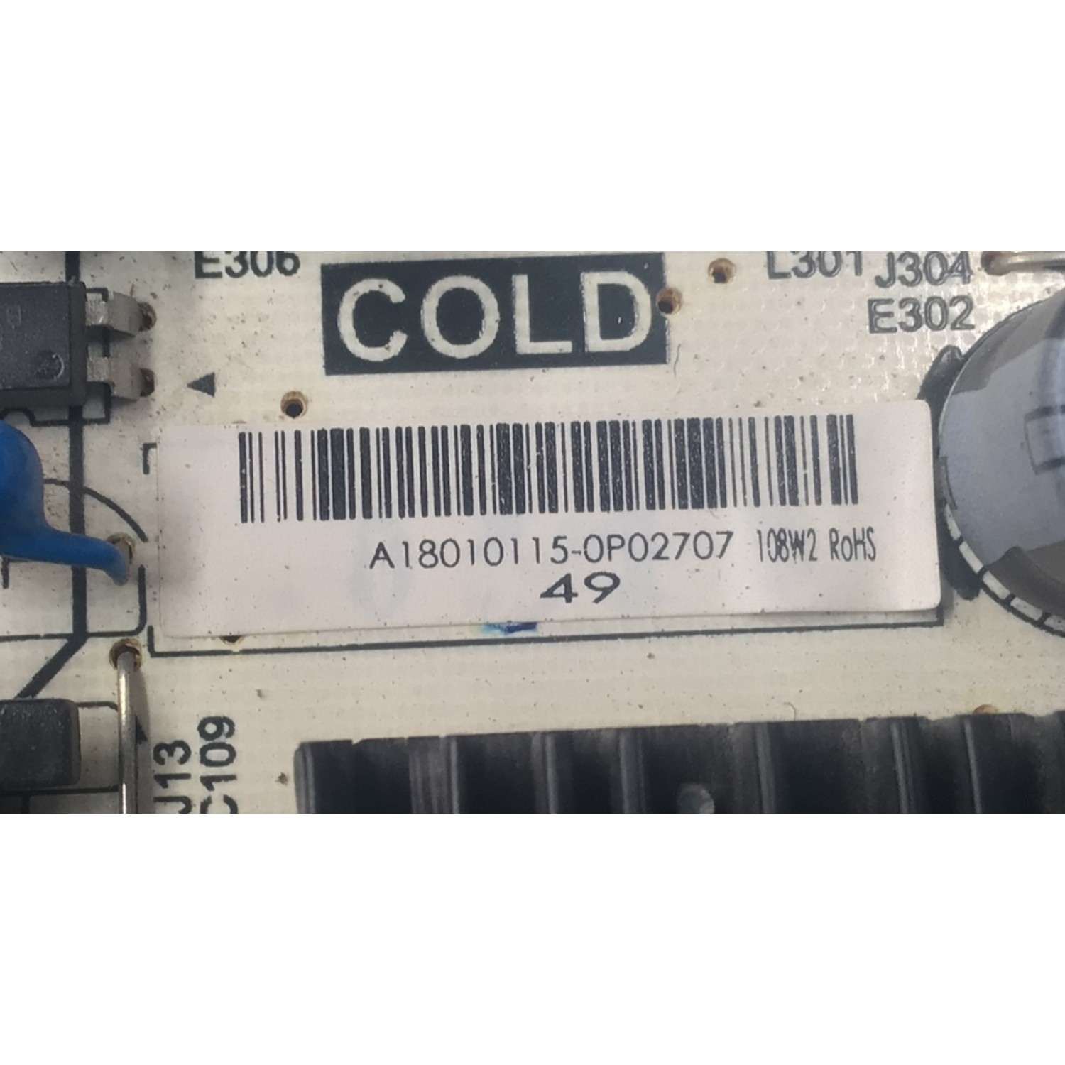 FUENTE DE PODER PARA TV SEIKI ORIGINAL / NUMERO DE PARTE 34018762 / PW.108W2.801 / KR17-0215ZJ / A18010115-0P02707 / PANEL LSC490FN02-H03 / MODELO SC-49UK700N - Imagen 2