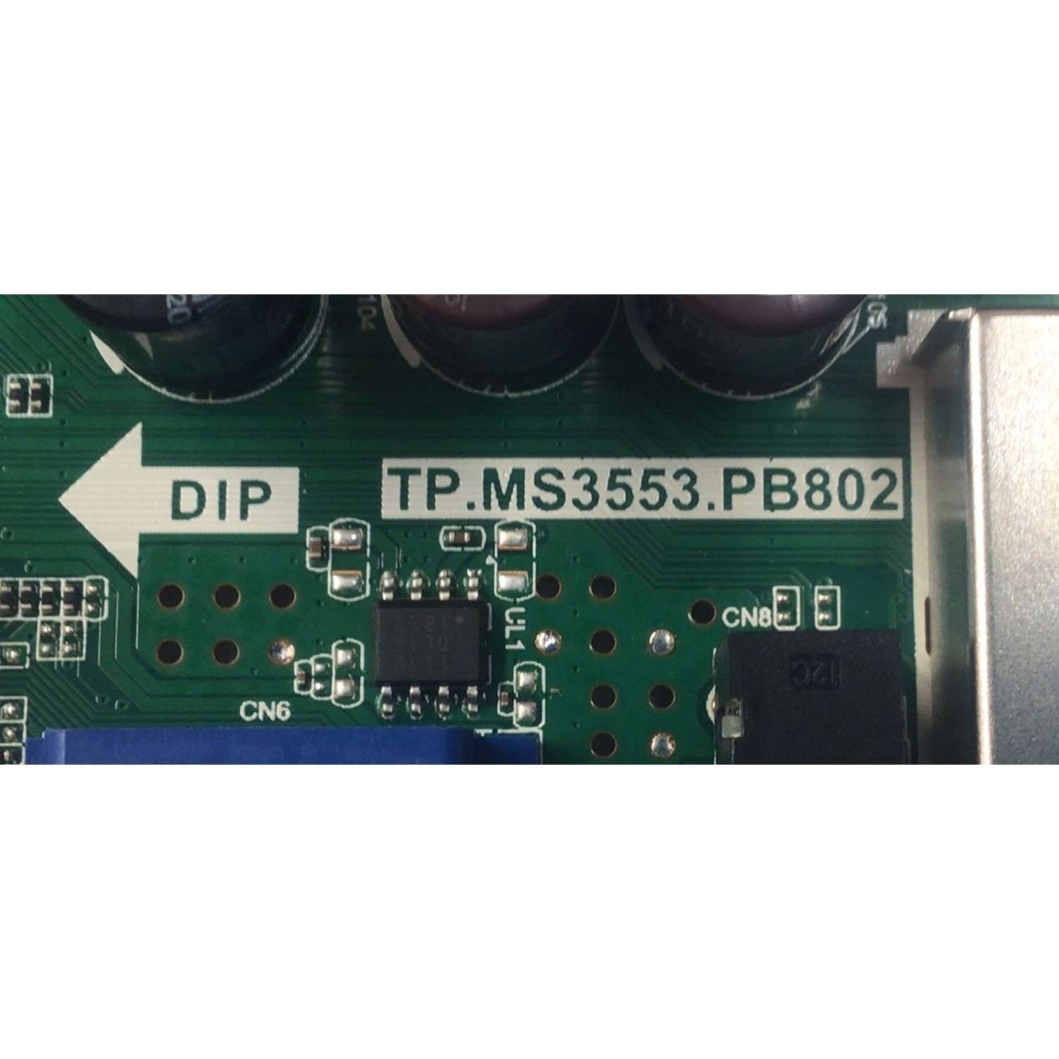 MAIN FUENTE COMBO PARA TV SCEPTRE ORIGINAL / NUMERO DE PARTE  DXCK202005-042 / TP.MS3553.PB802 / 1.05.01.C010162-000 / C20070662-0A00794 / DISPLAY PT430CT03-2 VER.1.0 / MODELO H43 / X435BV - Imagen 2