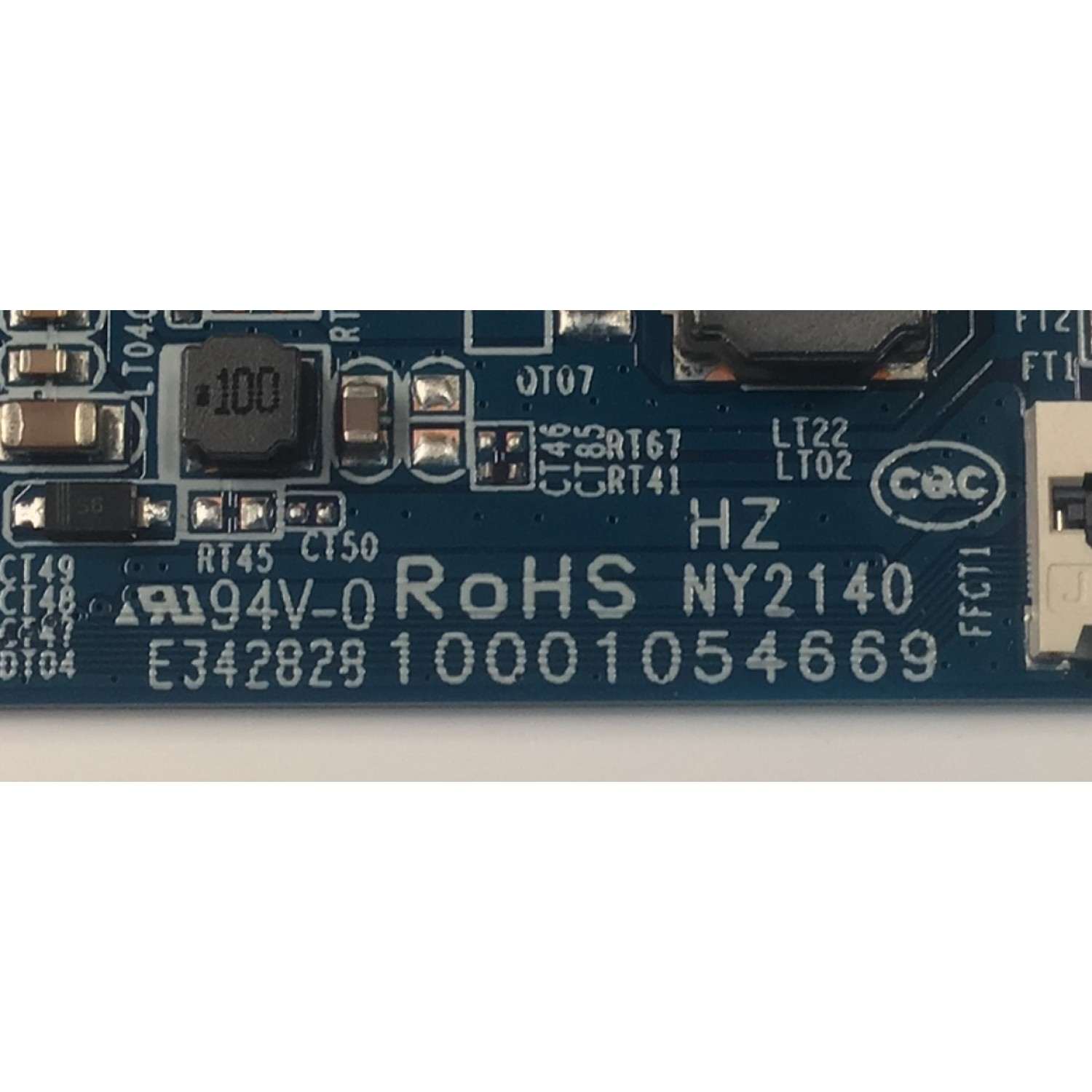 T-CON PARA TV ONN ORIGINAL / NUMERO DE PARTE TC-U-A-0063 / 10001054669 / A9G41C5T002453 / PANEL C500Y19-5C / V500DJ7-QE1 REV.D6 / MODELO 100012585 50" - Imagen 4