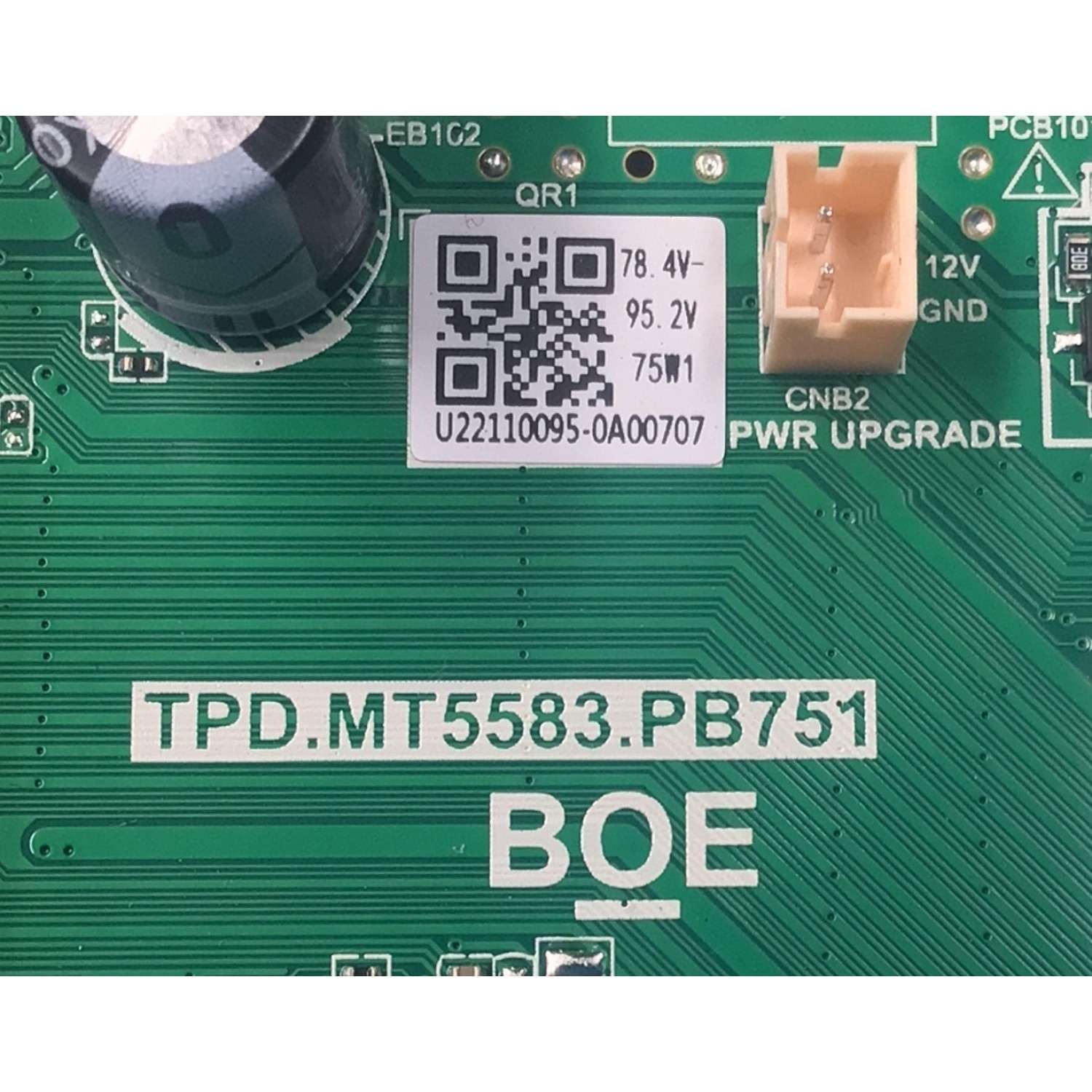 MAIN FUENTE COMBO PARA TV VIZIO ORIGINAL FHD / NUMERO DE PARTE 60103-00831 / TPD.MT5583.PB751 / 4300193645 / U22110095 / D43F-J04 / 192E216030B / PANEL BOEI430WU1 / DISPLAY HV430FHB-F90 / MODELO D43F-J04 / D43F-J04 LBVFC9TZ - Imagen 2