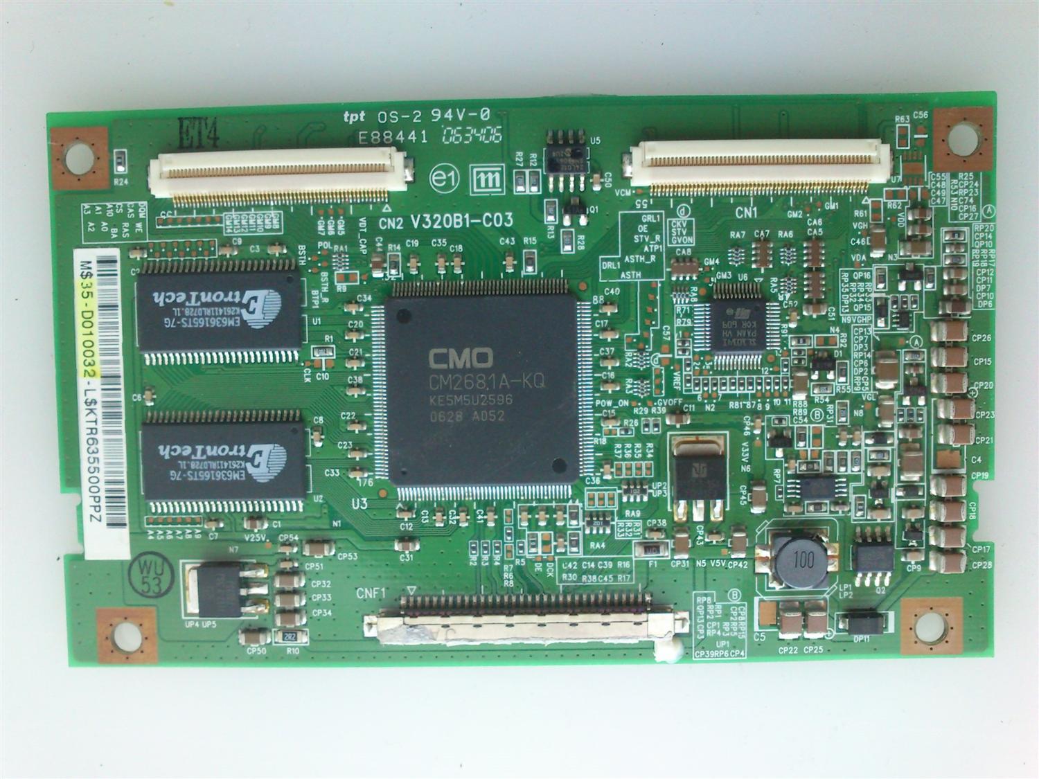 T-CON / CMO 35-D010032 / V320B1-C03 / MODELO NS-27LCD