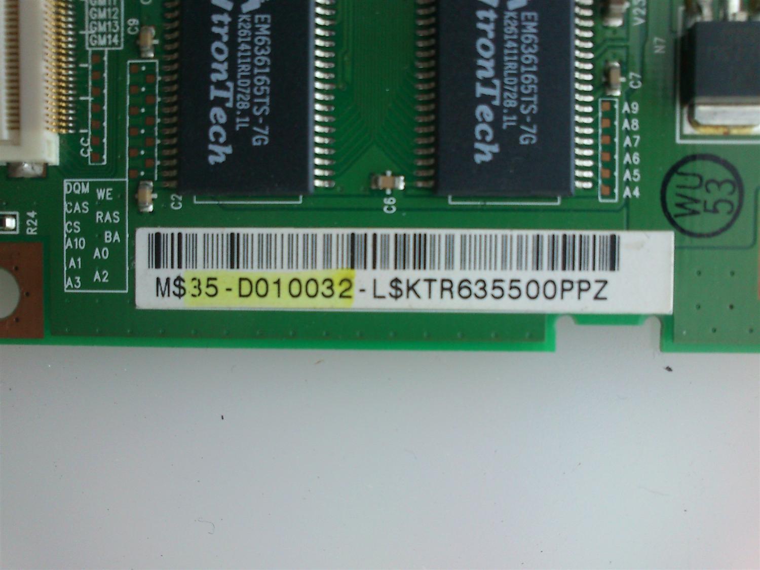 T-CON / CMO 35-D010032 / V320B1-C03 / MODELO NS-27LCD - Imagen 2