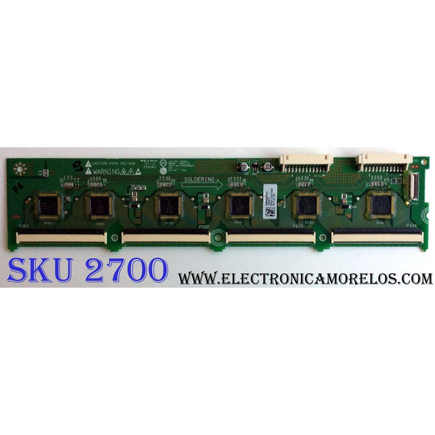 MAIN PARA TV AIVOL / NUMERO DE PARTE AET50320FN / ST3393LU-A9H / 10105000751 / 1601-14010060 / DISPLAY V500HJ1-PE8 / MODELO AET50320FN