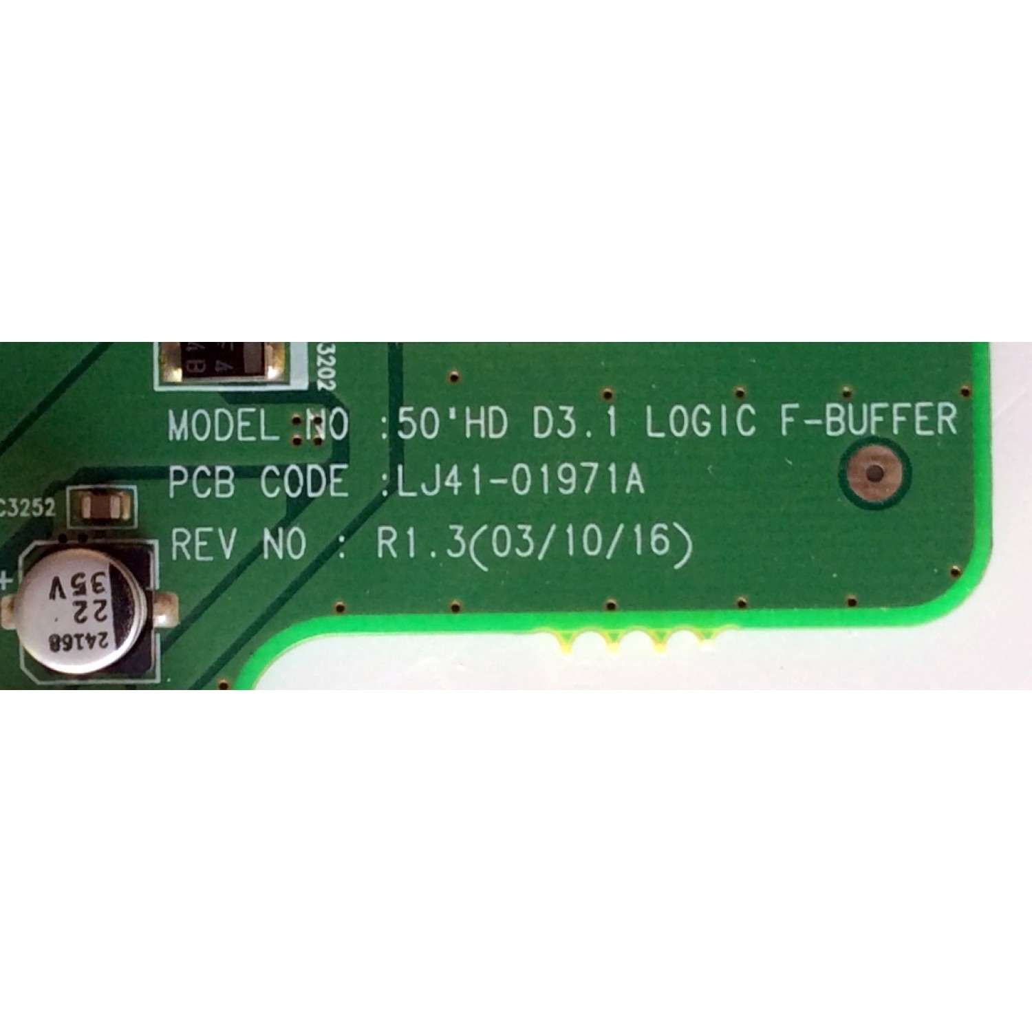T-CON PARA TV LG / NUMERO DE PARTE 6871L-6458L / 6870C-0852B / 6458L / PANEL LE480AQN(EP)(C1) / MODELO OLED48A1UA / OLED48A1UA.BUSYLJR	 - Imagen 3