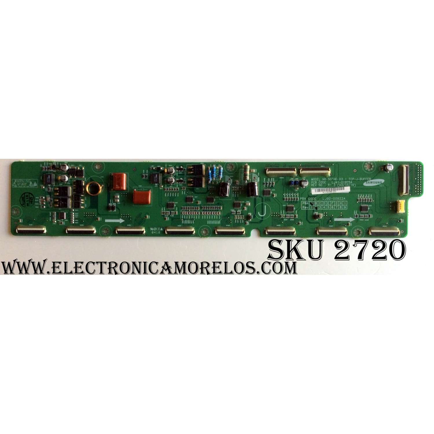 MAIN PARA ONN·ROKU TV UHD SMART TV 4K ((2160P)) / NUMERO DE PARTE XKCB01K002 / 756TXKCB01K002 / 715G8501-M01-B00-005T / 905TXKSC43080100MX / (X)XKCB01K002010X / DISPLAY V430DJ1-Q01 REV.C1 / MODELO 100012584 (43 PULGADAS)