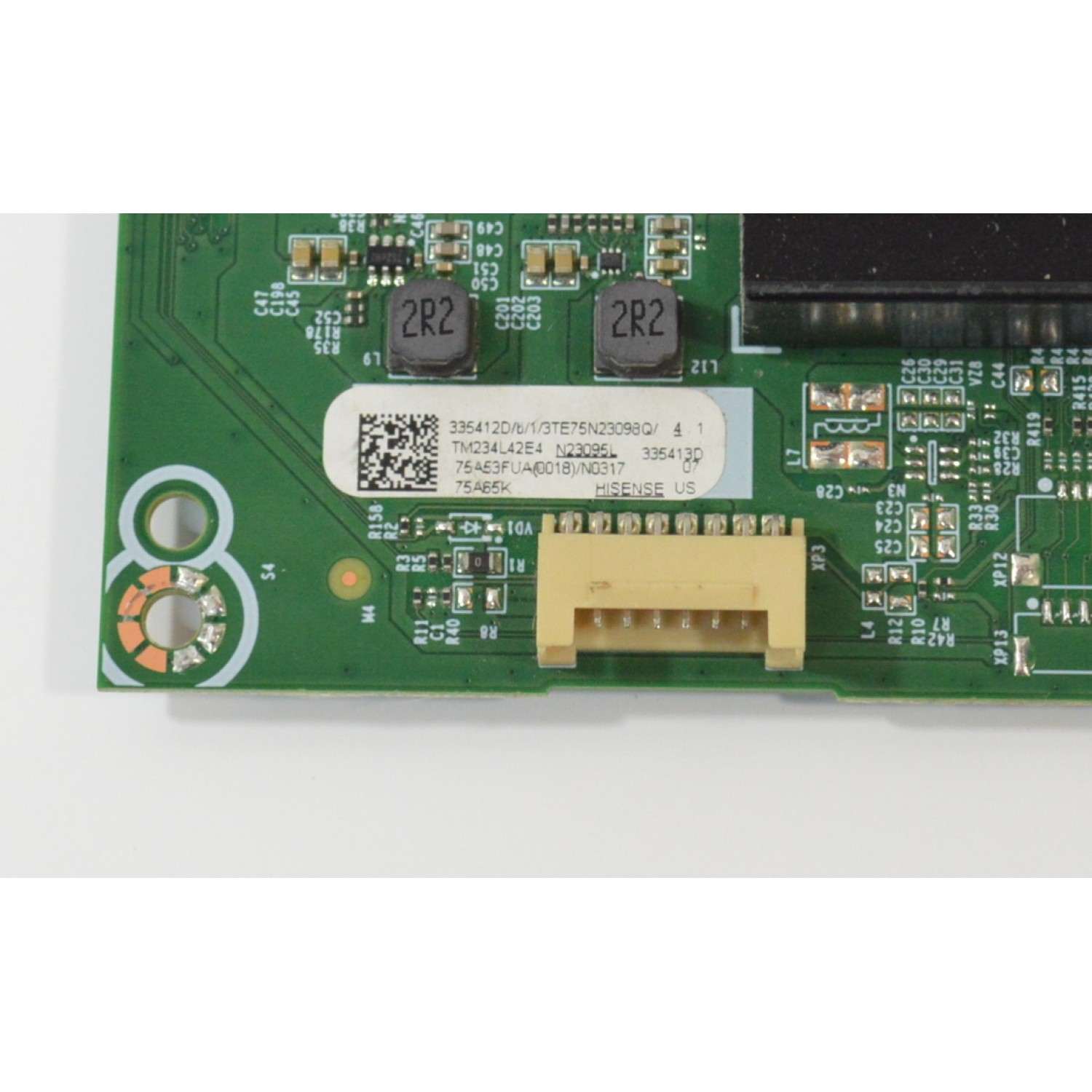 MAIN PARA TV HISENSE ORIGINAL 4K UHD HDR GOOGLE TV / NUMERO DE PARTE 335412 / RSAG7.820.12881/ROH / 335413 / 75A53FUA(0018) / 335412D / 335413D / PANEL HD750Y1U72-T0LG / DISPLAY HV750QUB-F91 / MODELO 75A65K  - Imagen 2