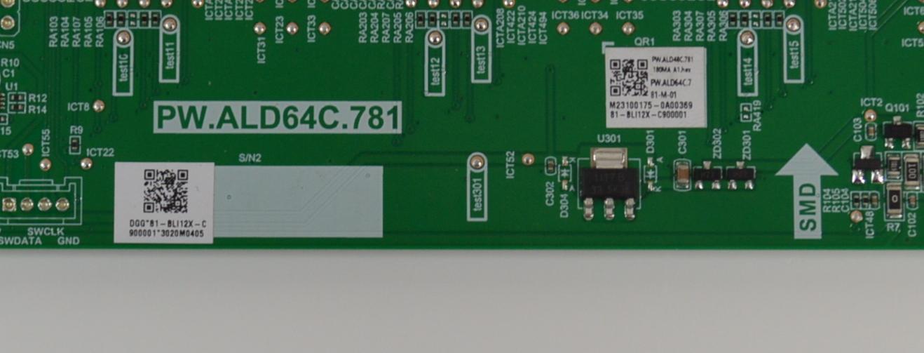 LED DRIVER ORIGINAL PARA TV AMAZON FIRE TV / NUMERO DE PARTE 81-BLI12X-C900001 / PW.ALD64C.781 / PW.ALD64C.781-M-01 / PW.ALD64C 781-M-01 / M23020240 / 2605V66B0 / E203640 / MODELO QL50F601A - Imagen 2