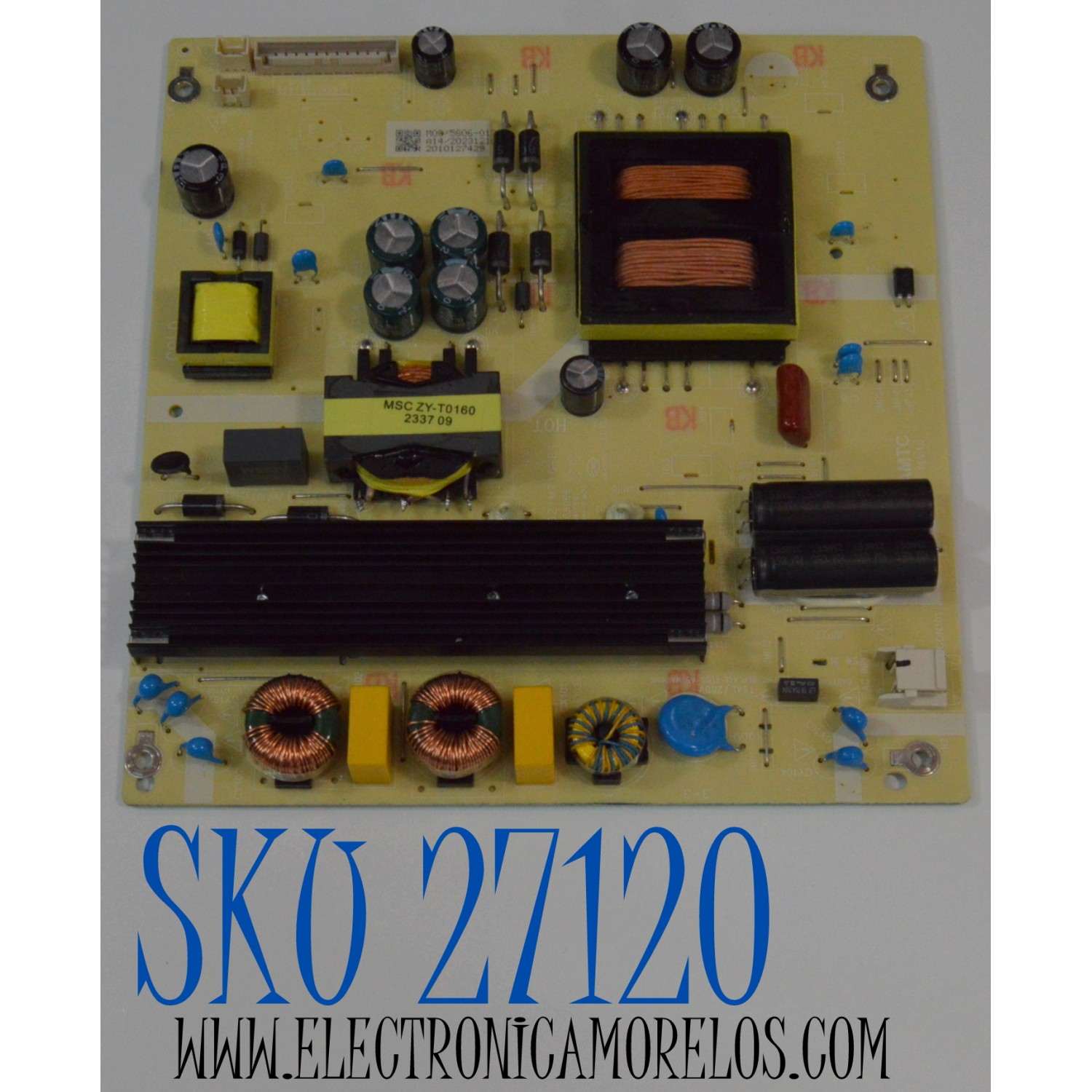 FUENTE DE PODER PARA TV ONN ORIGINAL / NUMERO DE PARTE 514C6507M08 / TV6507-ZC02-01 / E021M716-B1 / M08/5806-01305 / 20231210 / 2010127429 / DISPLAY JE695R3HD2L / MODELO 100012588 70"
