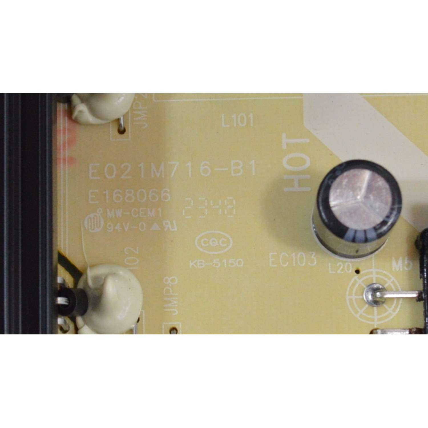 FUENTE DE PODER PARA TV ONN ORIGINAL / NUMERO DE PARTE 514C6507M08 / TV6507-ZC02-01 / E021M716-B1 / M08/5806-01305 / 20231210 / 2010127429 / DISPLAY JE695R3HD2L / MODELO 100012588 70" - Imagen 3