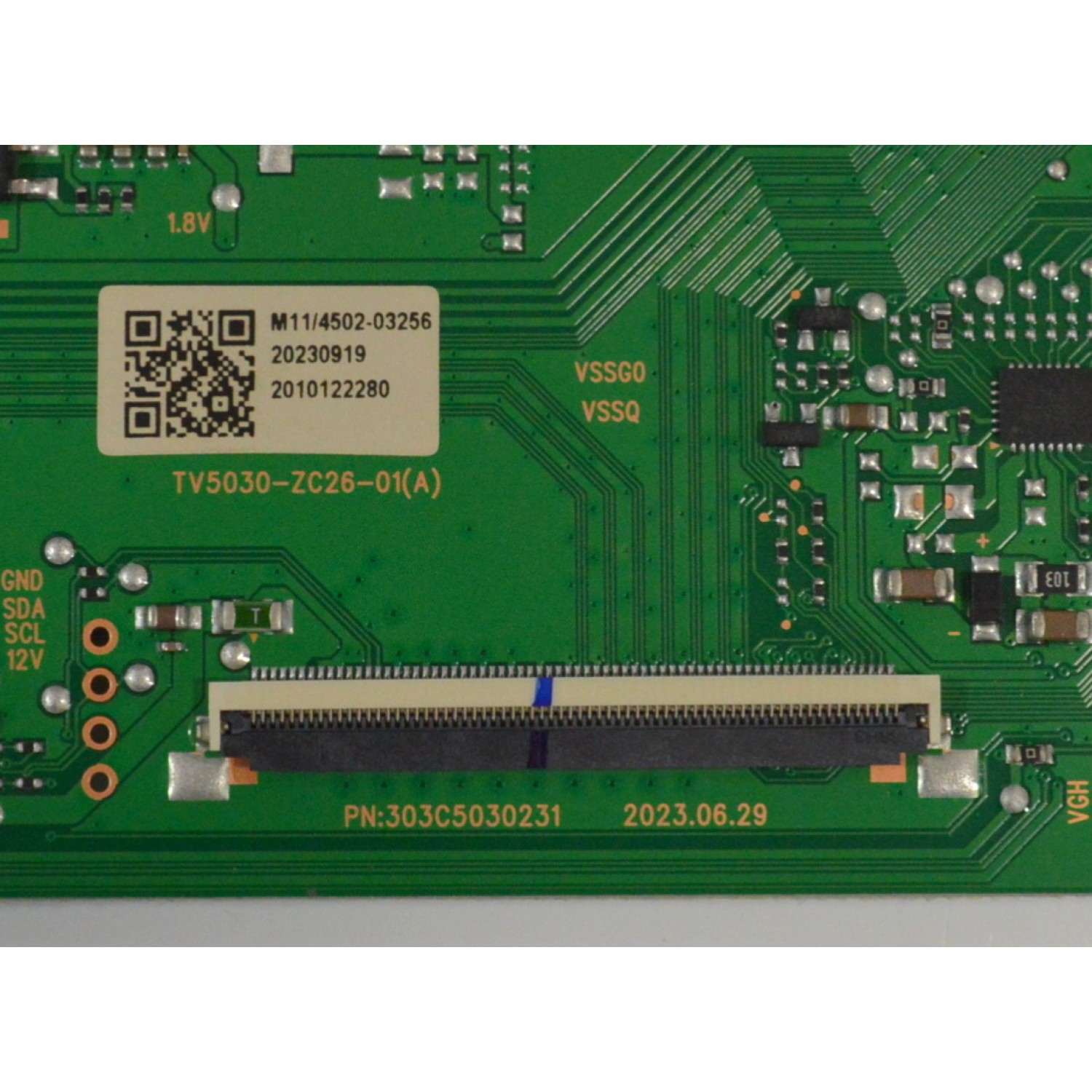 T-CON PARA TV ONN ORIGINAL / NUMERO DE PARTE TV5030-ZC26-01 / 513C5030M11 / TV5030-ZC26-01(A) / 303C5030231 / M11/4502-03256 / 20230919 / 2010122280 / DISPLAY HF500QUB-F20 / MODELO 100012585 50" - Imagen 2