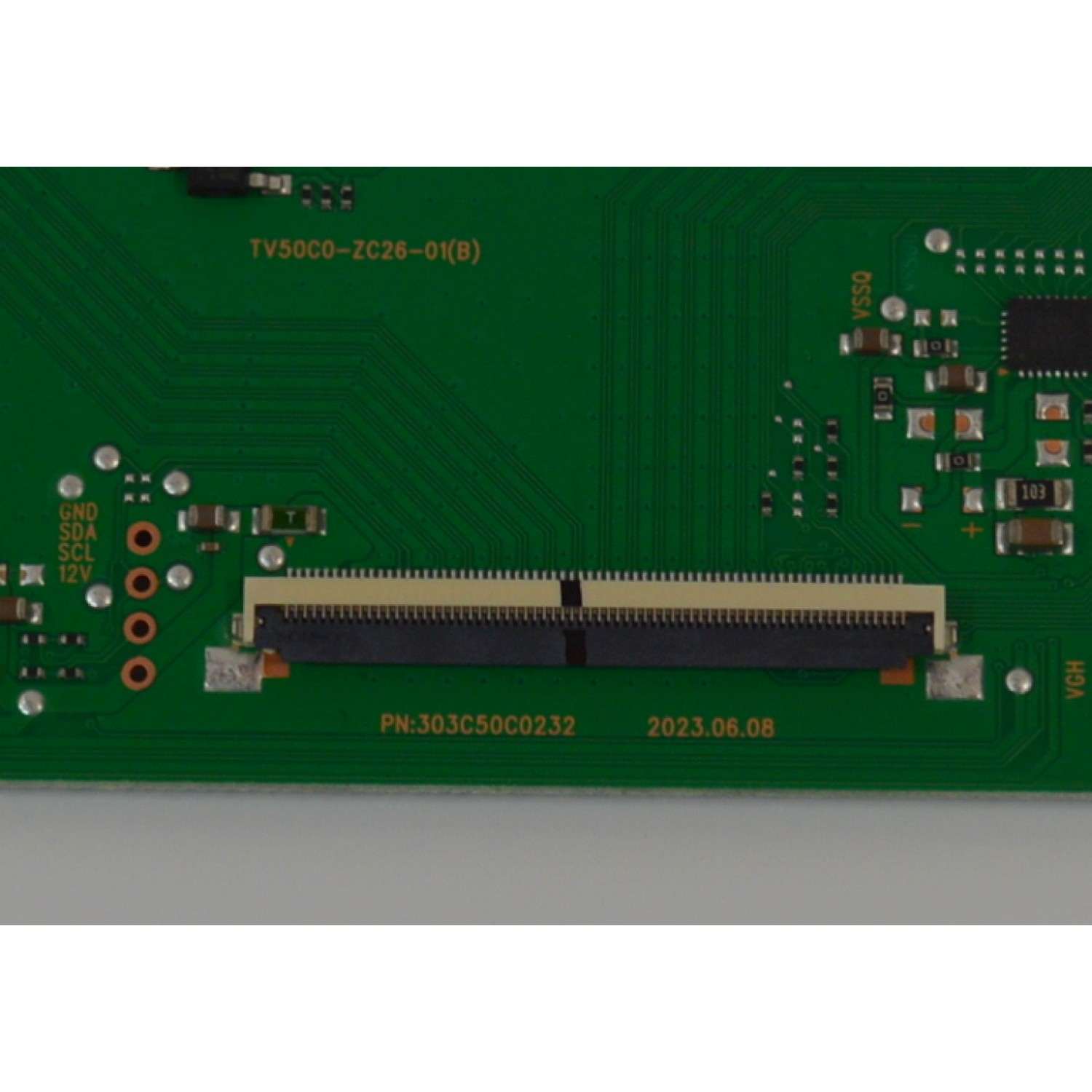 T-CON ORIGINAL PARA TV ONN / NUMERO DE PARTE 513C50C0M51 / TV50C0-ZC26-01(B) / 303C50C0232 / M51/1917-03896 / 20240420 / 2130006081 / PANEL V550DJ2-Q01 (D1) / DISPLAY V550DJ2-Q01 REV.D1 / MODELO 100012586 55" - Imagen 3