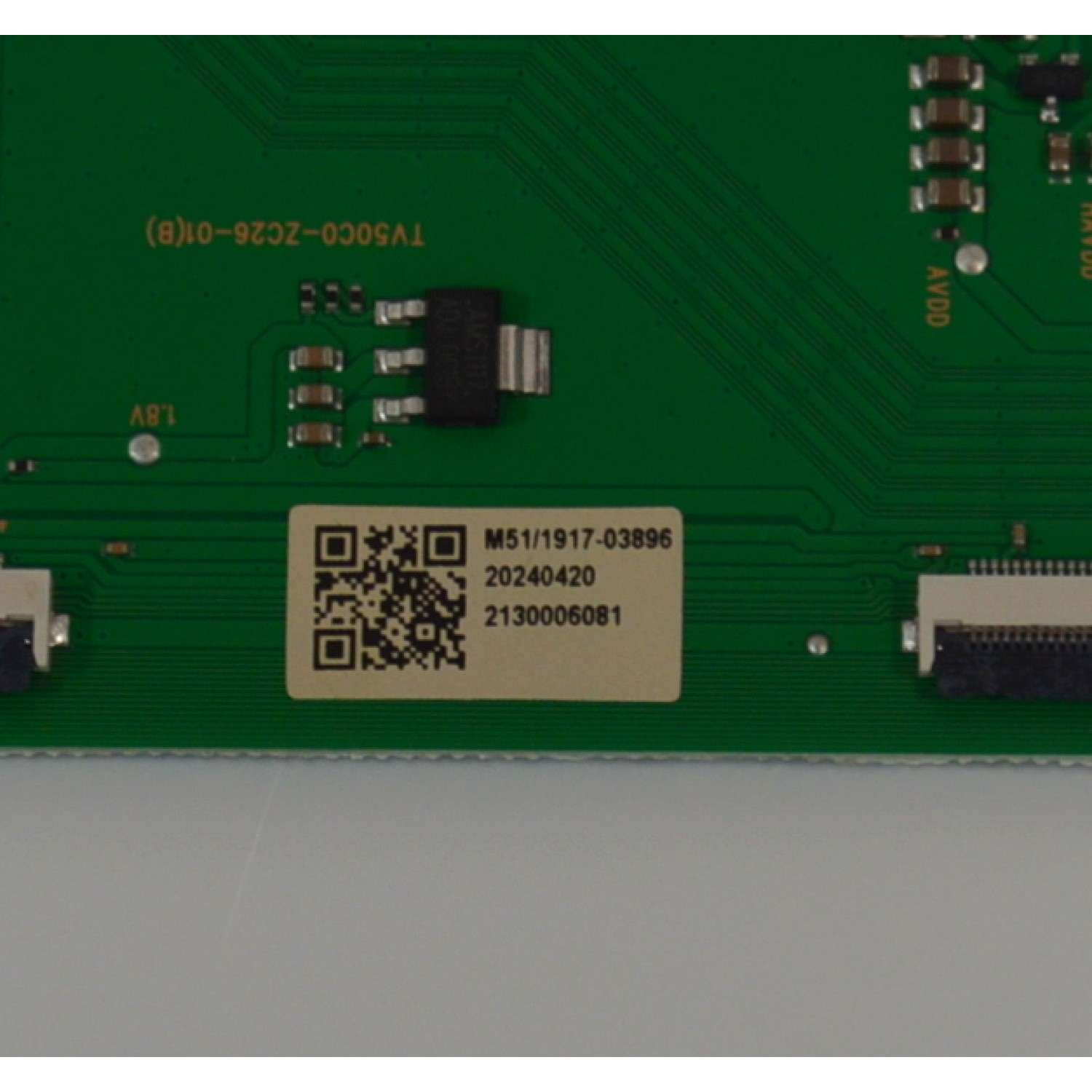 T-CON ORIGINAL PARA TV ONN / NUMERO DE PARTE 513C50C0M51 / TV50C0-ZC26-01(B) / 303C50C0232 / M51/1917-03896 / 20240420 / 2130006081 / PANEL V550DJ2-Q01 (D1) / DISPLAY V550DJ2-Q01 REV.D1 / MODELO 100012586 55" - Imagen 2