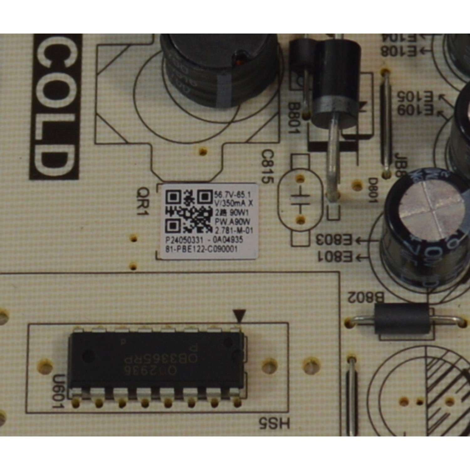 FUENTE DE PODER ORIGINAL NUEVA PARA TV DAEWOO / NUMERO DE PARTE 81-PBE122-C090001 / PW.A90W2.781 / PW.A90W2.781-M-01 / PW.A90W2 781-M-01 / E173873 / PANEL LVU500CHDX / DISPLAY CV500U5-T02 REV:01 / MODELOS DAW50UR / HKP50RUHD2 - Imagen 3