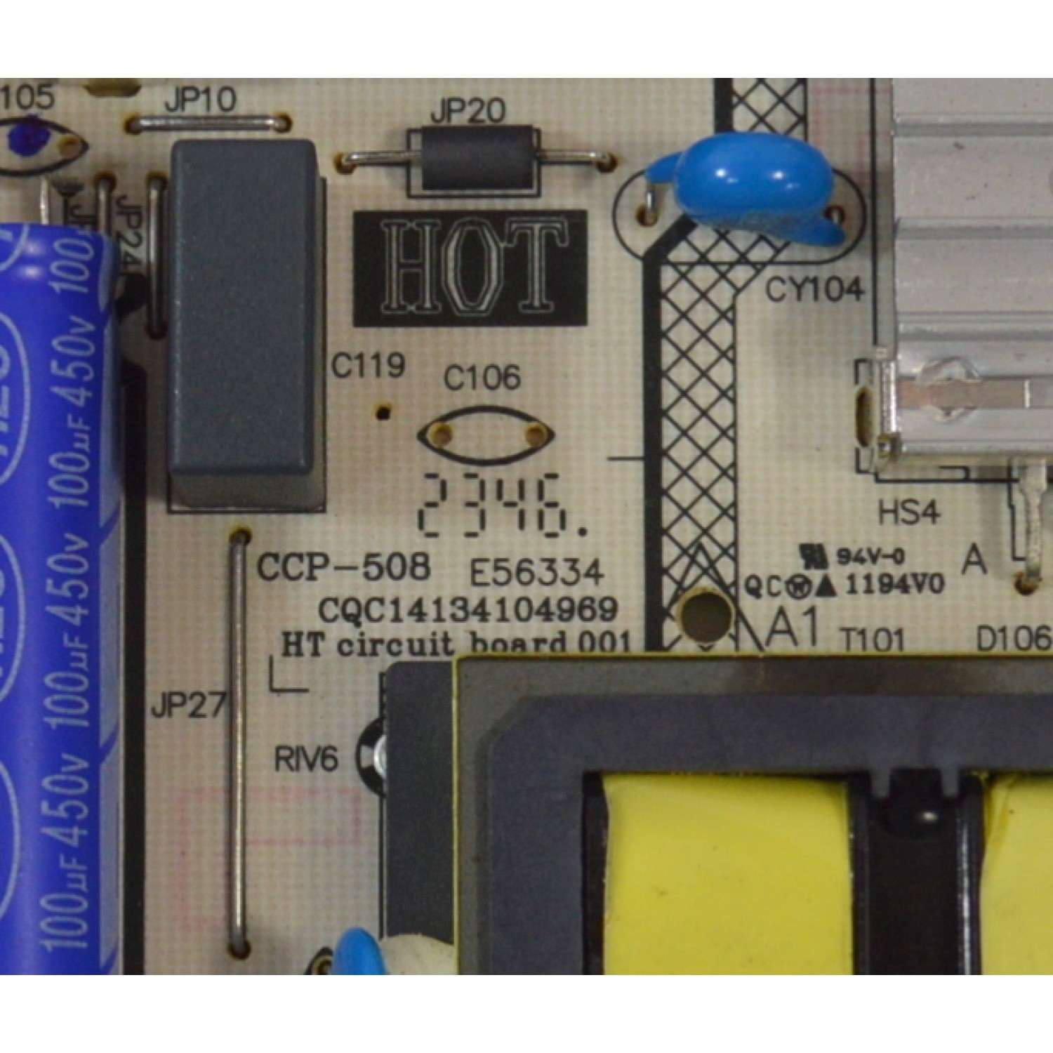 FUENTE DE PODER ORIGINAL NUEVA PARA TV LG / NUMERO DE PARTE 81-PBE055-H4B08AP / SHG6504B08-101HA / DLBB568 / DLBB568 VER:0.3 / CQC14134104969 / 20200416 / 20200416 / CCP-508 / E56334 / PANEL LVU550LGDXE0212 / MODELO 55UP7000PUA / 55UP7000PUA.CUSYLH - Imagen 2