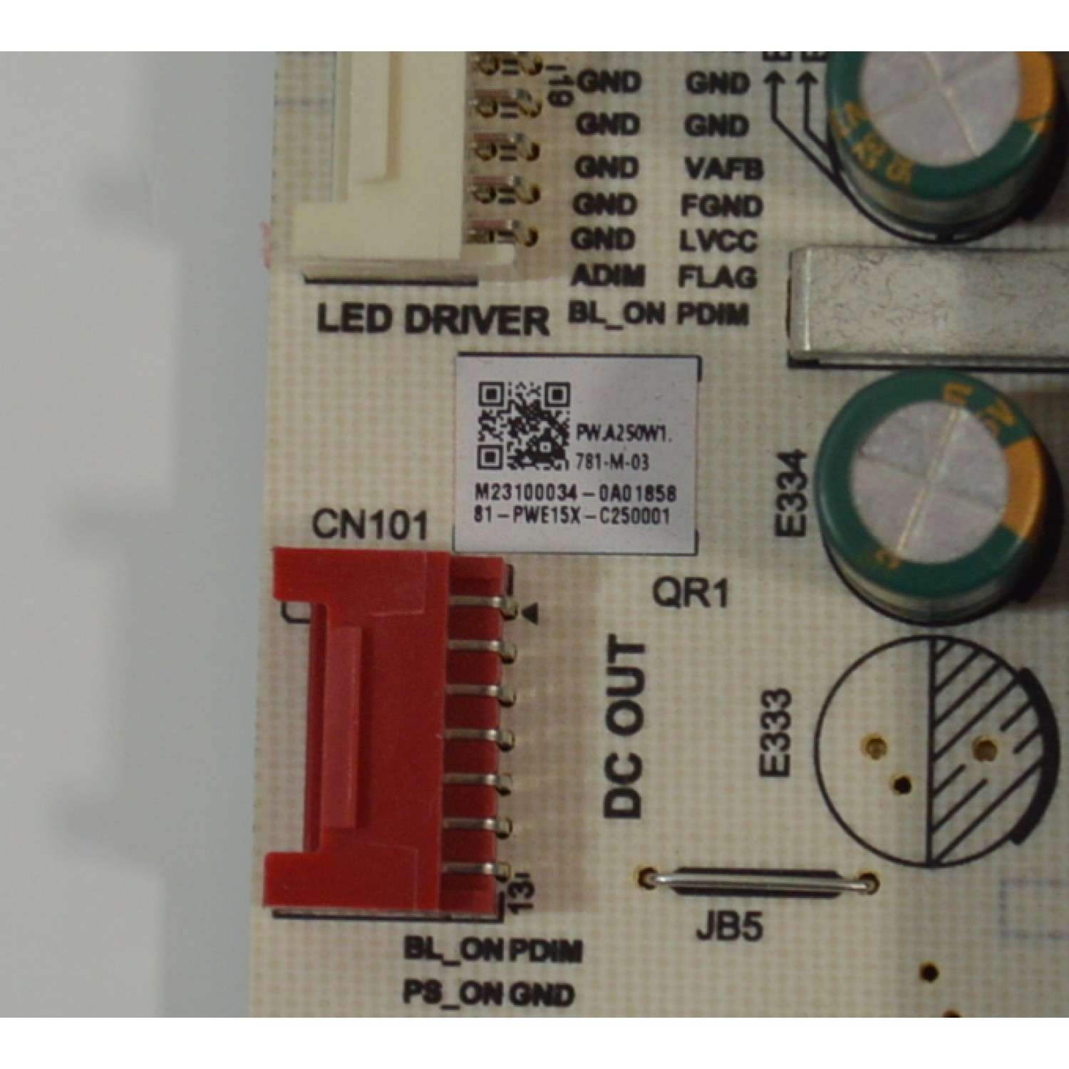 FUENTE DE PODER ORIGINAL NUEVA PARA TV AMAZON OMNI SERIES / NUMERO DE PARTE 81-PWE15X-C250001 / PW.A250W1.781 / PW.A250W1.781-M-03 / PW.A250W1 781-M-03 / E173873 / E56334 / SHG6004C / 20190909 / MODELO QL65F601A - Imagen 3