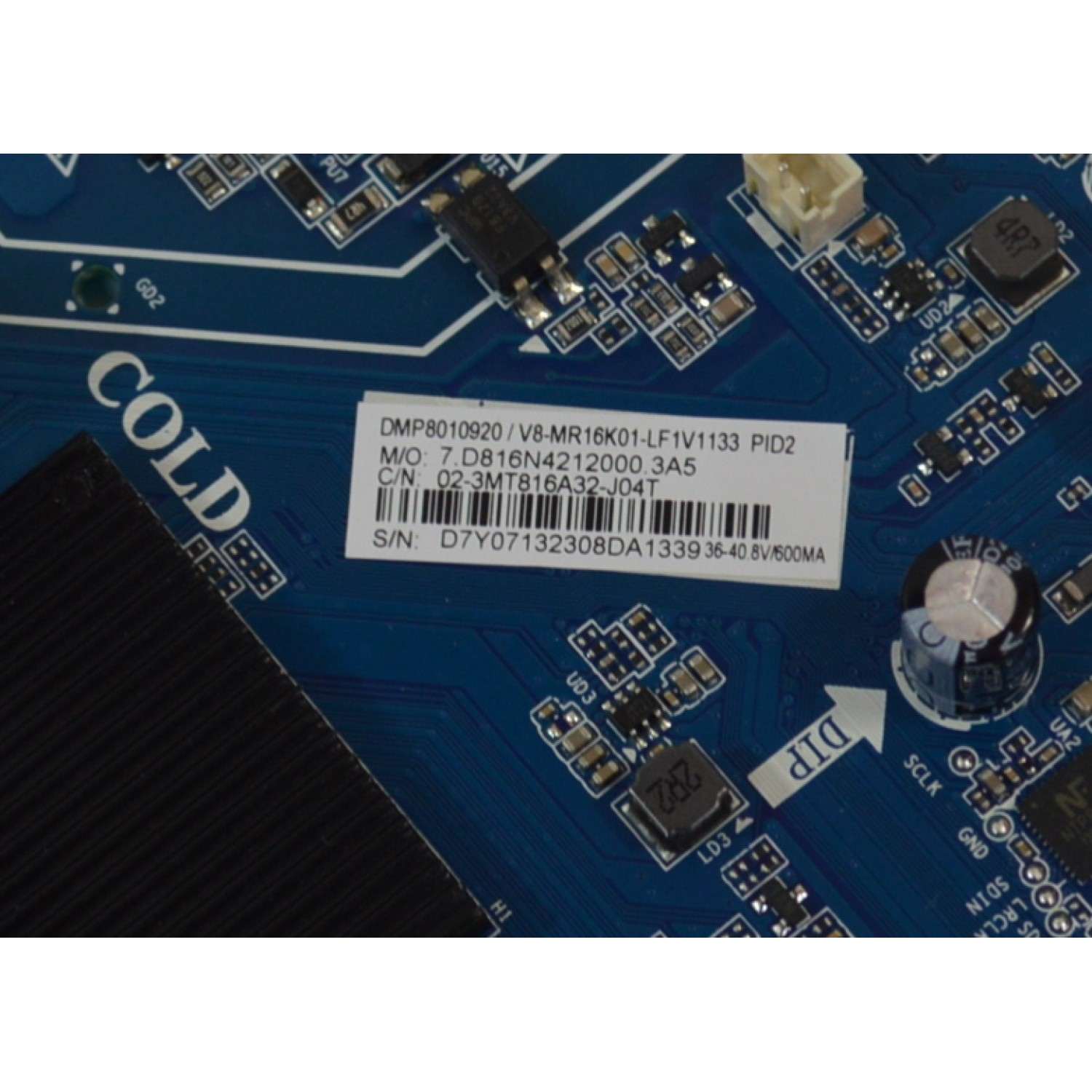 MAIN FUENTE COMBO ORIGINAL NUEVA PARA TV PHILIPS / NUMERO DE PARTE 02-3MT816A32-J04T / CV816-N42 / V8-MR16K01-LF1V1133 / 7.D816N4212000.3A5 / DMP8010911 / DMP8010920 / 088-P2K5519A0 / CQC17134172152 / MODELO 32PFL4756 / 32PFL4756/F6 - Imagen 2