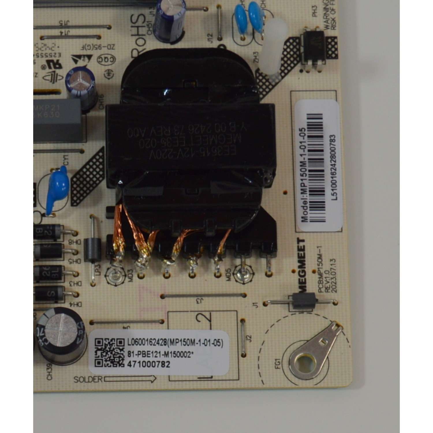 FUENTE DE PODER ORIGINAL NUEVA PARA TV PHILIPS / NUMERO DE PARTE MP150M-1-01-05 / 81-PBE121-M150002 / MP150M-1 / 471000782 / MP150M-1 REV:1.0 / MODELO 65PUL6653 / 65PUL6653/F8 - Imagen 3