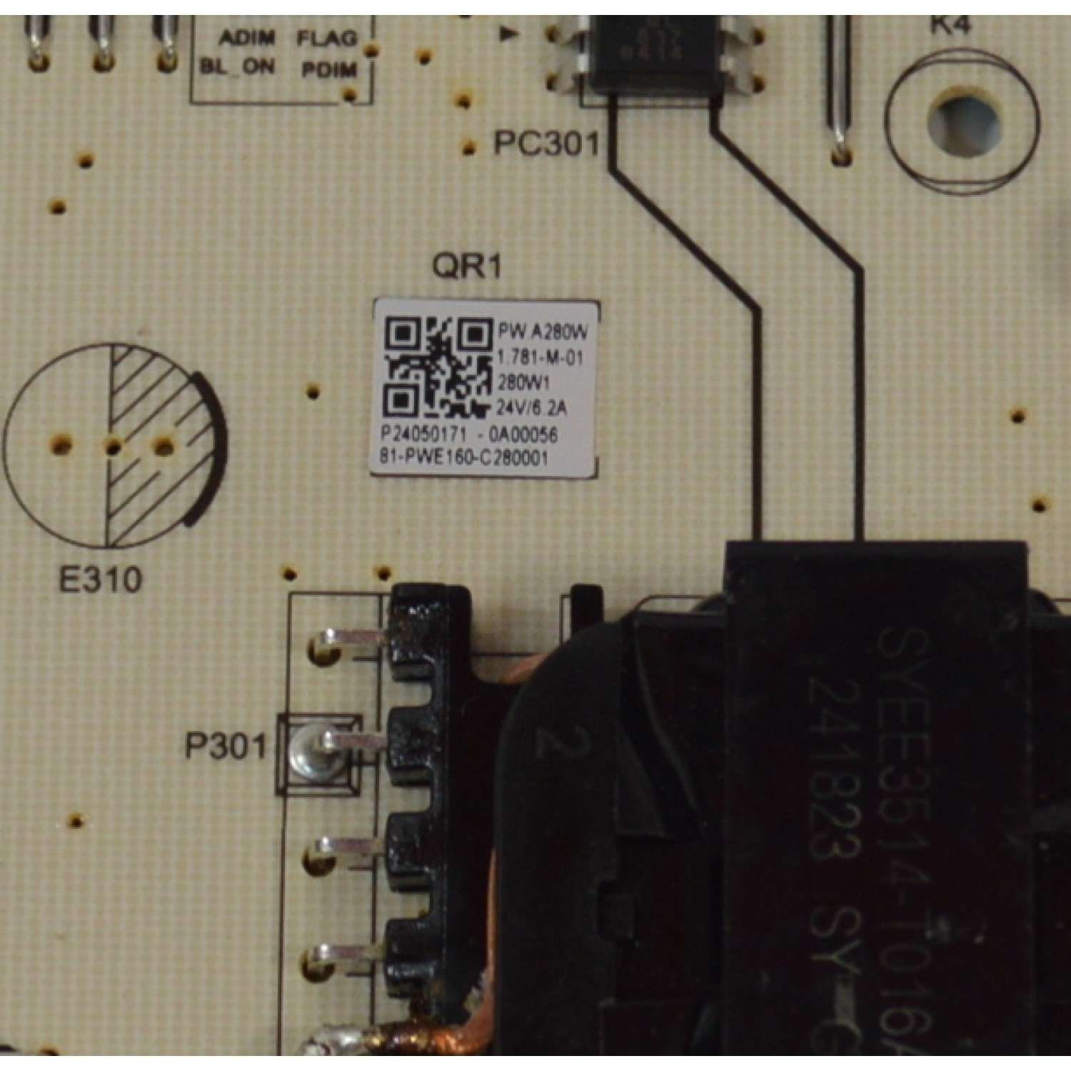 FUENTE DE PODER ORIGINAL NUEVA PARA TV PANASONIC / NUMERO DE PARTE 81-PWE160-C280001 / PW.A280W1.781 / PW.A280W1.781-M-01 / PW.A280W1 781-M-01 / P24050171 / E173873 / MODELO TX-55MXX979 - Imagen 2