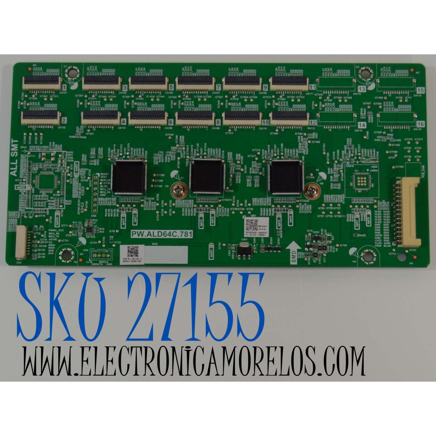 LED DRIVER ORIGINAL NUEVA PARA TV AMAZON FIRE TV / NUMERO DE PARTE 81-BLI12X-C900001 / PW.ALD64C.781 / PW.ALD64C.781-M-01 / PW.ALD64C 781-M-01 / M23020240 / 2605V66B0 / E203640 / MODELO QL50F601A