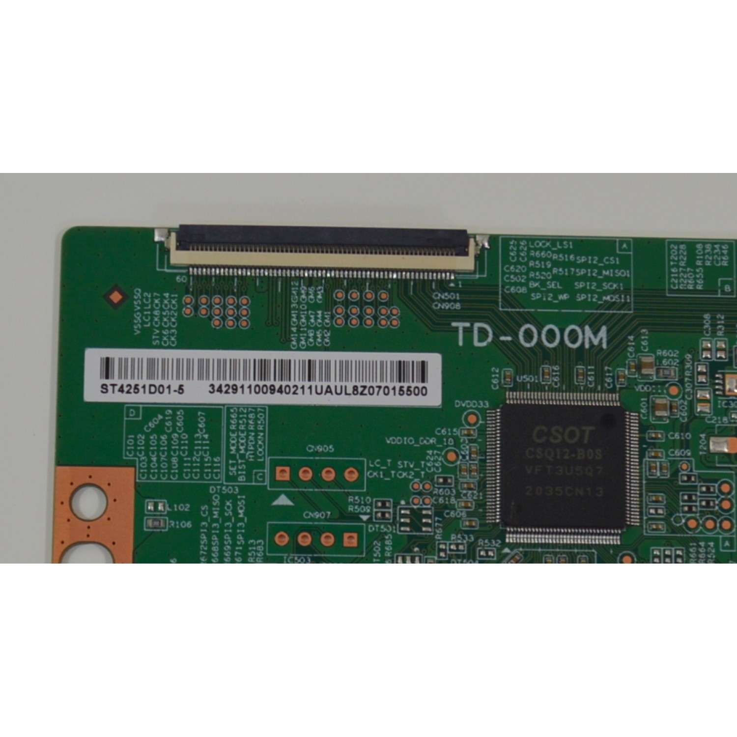 T-CON ORIGINAL NUEVA PARA TV AMAZON OMNI SERIES / NUMERO DE PARTE 34291100940211 / TD-000M / ST4251D01-5 / 34.29110.094 / 34291100940211UAUL / E257384 / MODELO K24NE5 55'' PULGADAS - Imagen 2