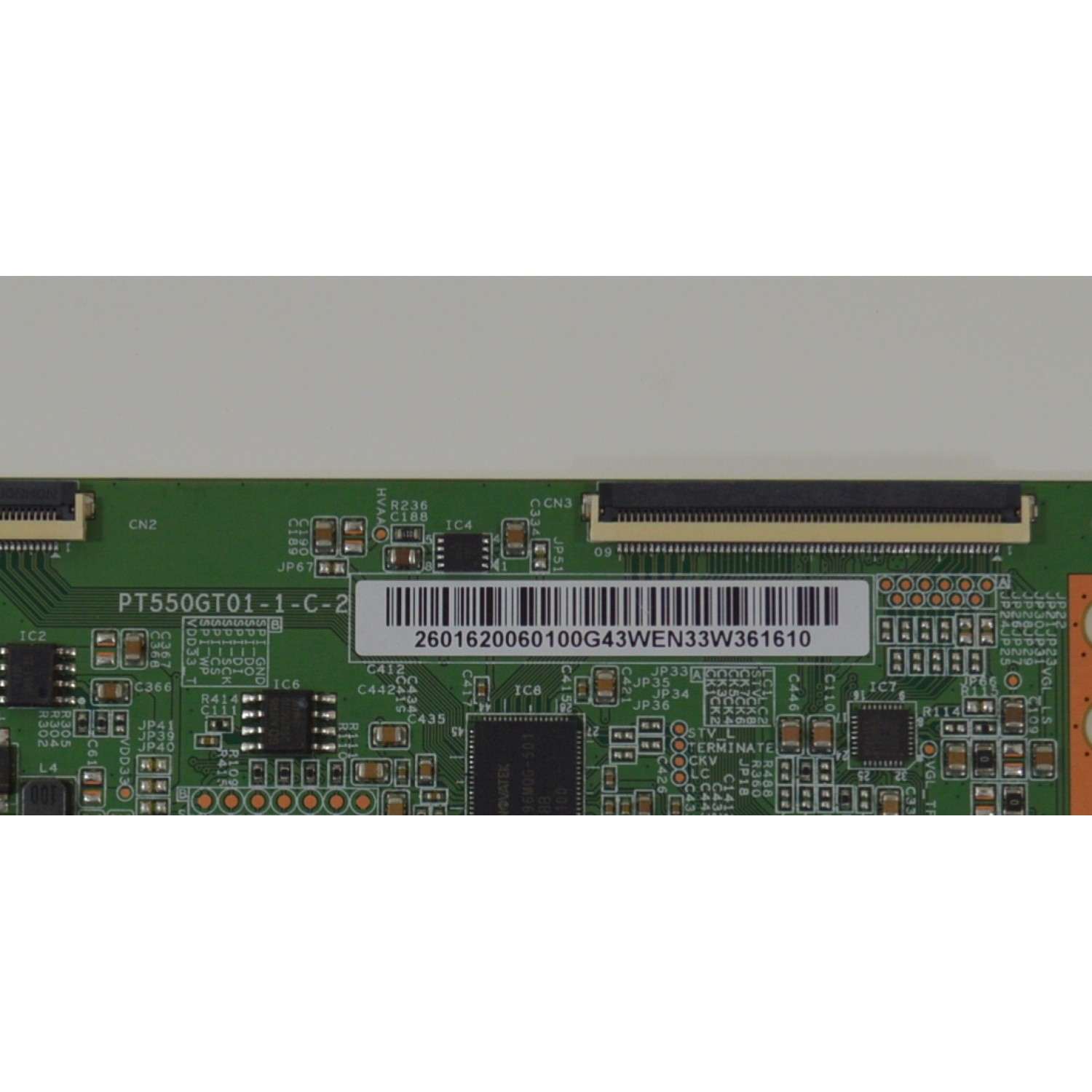T-CON ORIGINAL NUEVA PARA TV NOKIA QLED / NUMERO DE PARTE 2601620060100 / PT550GT01-1-C-2 / 2601620060100G43 / E54926 / L227245A_04 / MODELO QN55GV315ISW - Imagen 2