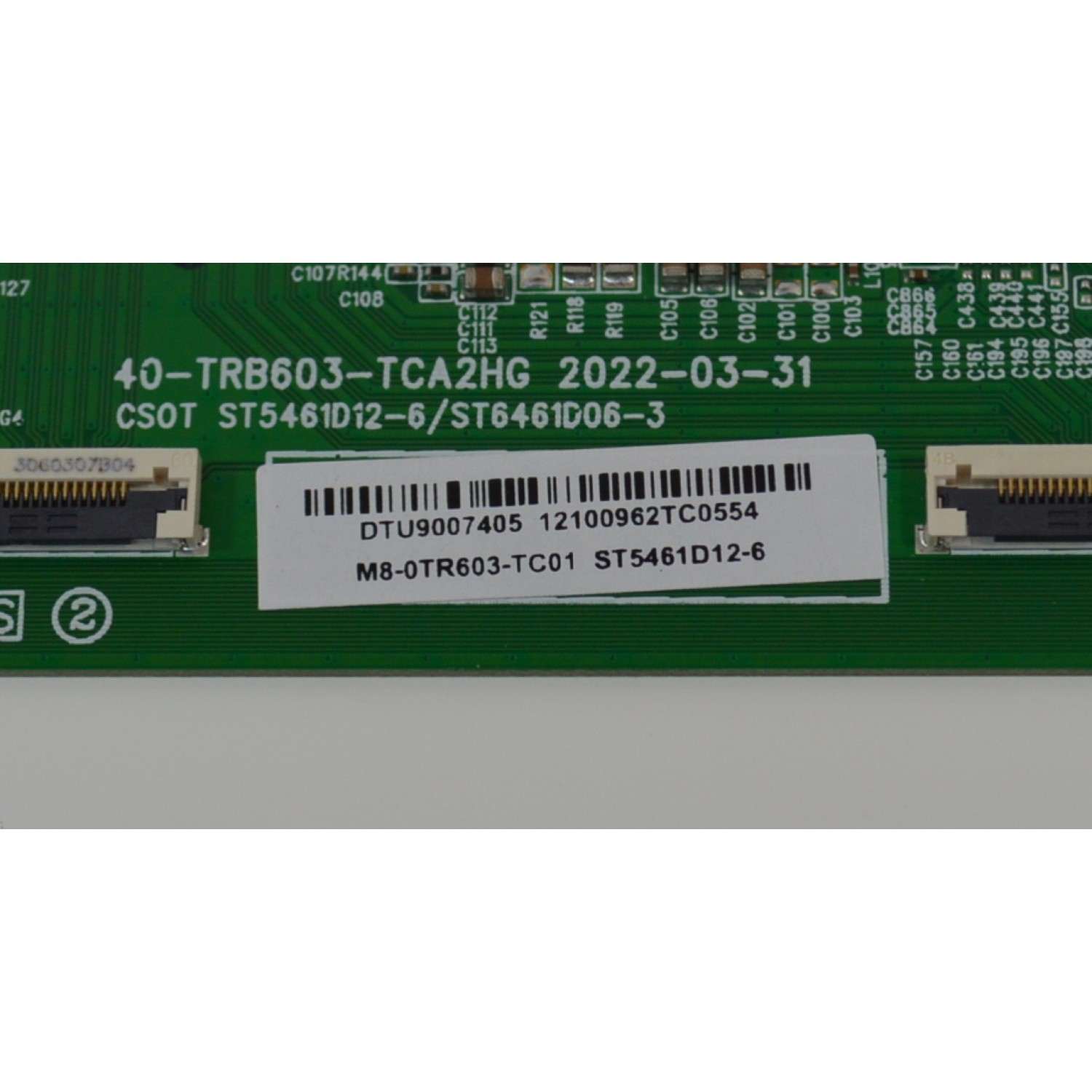 T-CON ORIGINAL NUEVA PARA TV PANASONIC / NUMERO DE PARTE M8-0TR603-TC01 / 40-TRB603-TCA2HG / DTU9007405 / ST5461D12-6 / ST6461D06-3 / CS0T ST5461D12-6/ST6461D06-3 / 12100962TC0559 / MODELO TH-55MX660DX - Imagen 2