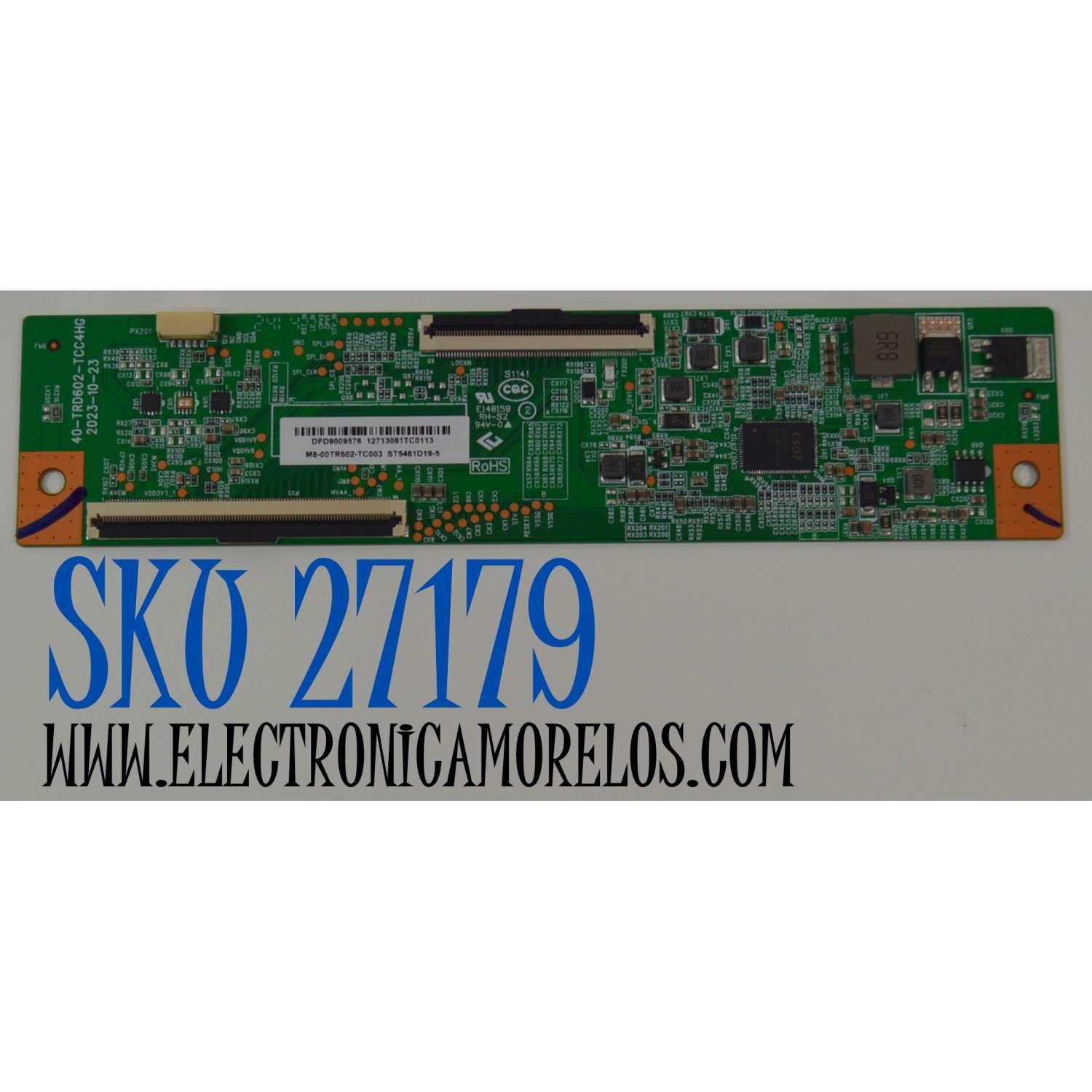 T-CON ORIGINAL NUEVA PARA TV PANDA / NUMERO DE PARTE M8-00TR602-TC003 / 40-TRD602-TCC4HG / ST5461D19-5 / DFD9009576 / 12713081TC0113 / E148158 / DISPLAY ST5461D19-5 / MODELO 55'' PULGADAS